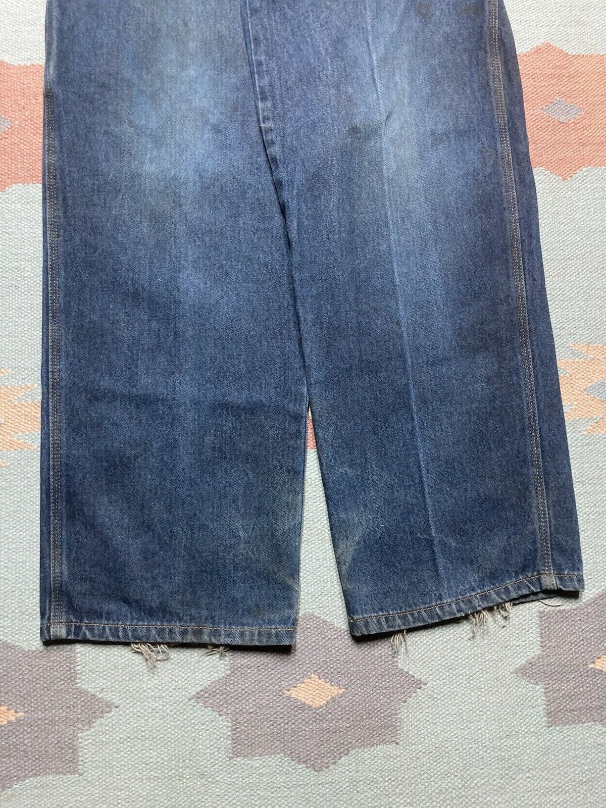 Nautica × Vintage VTG y2k baggy jeans nautica carpenter skater grunge 29x29 Size US 29 - 6 Thumbnail