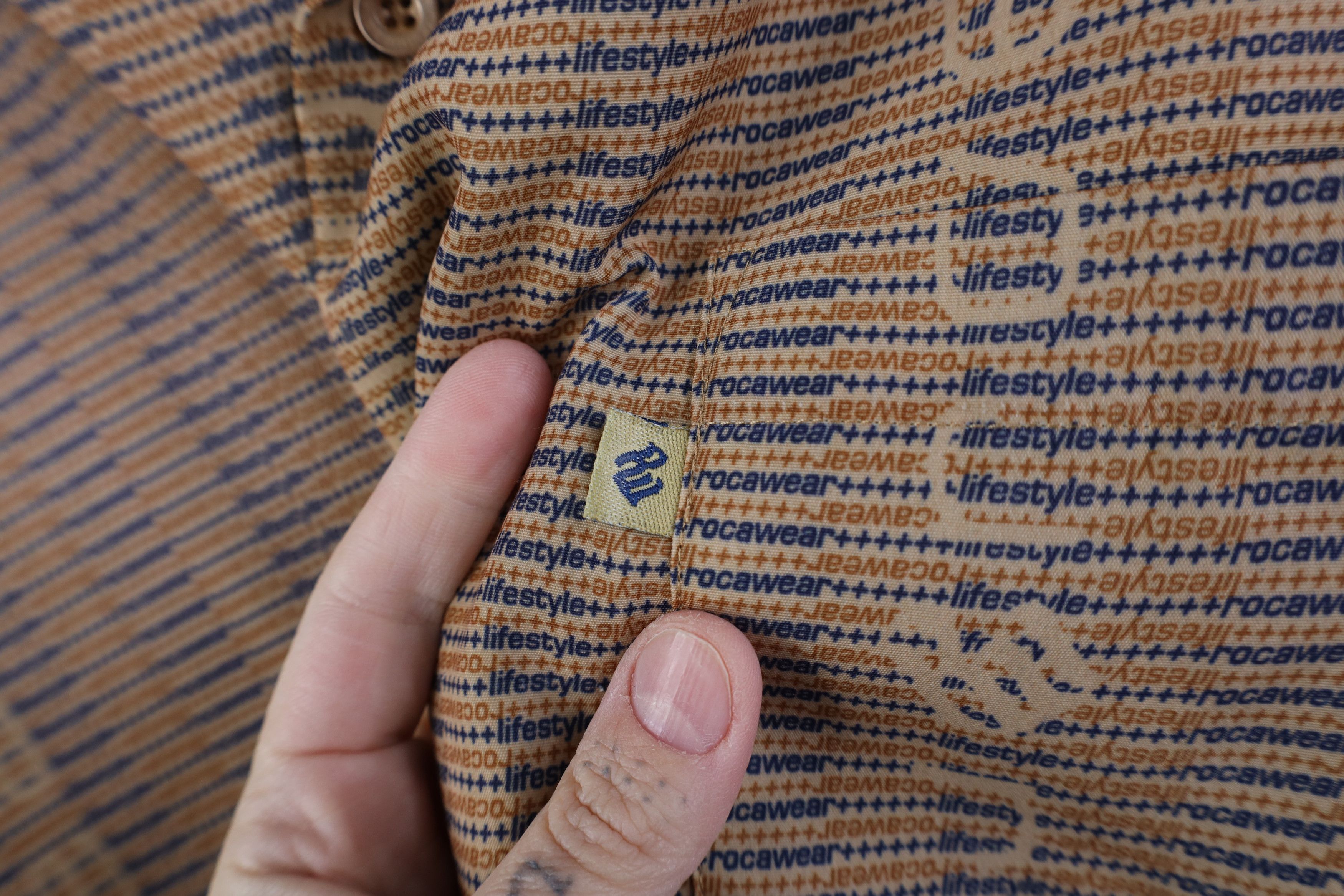 Rocawear Vintage 90s Y2K Rocawear Baggy Fit Camp Collar Button Shirt Size US XXL / EU 58 / 5 - 7 Thumbnail