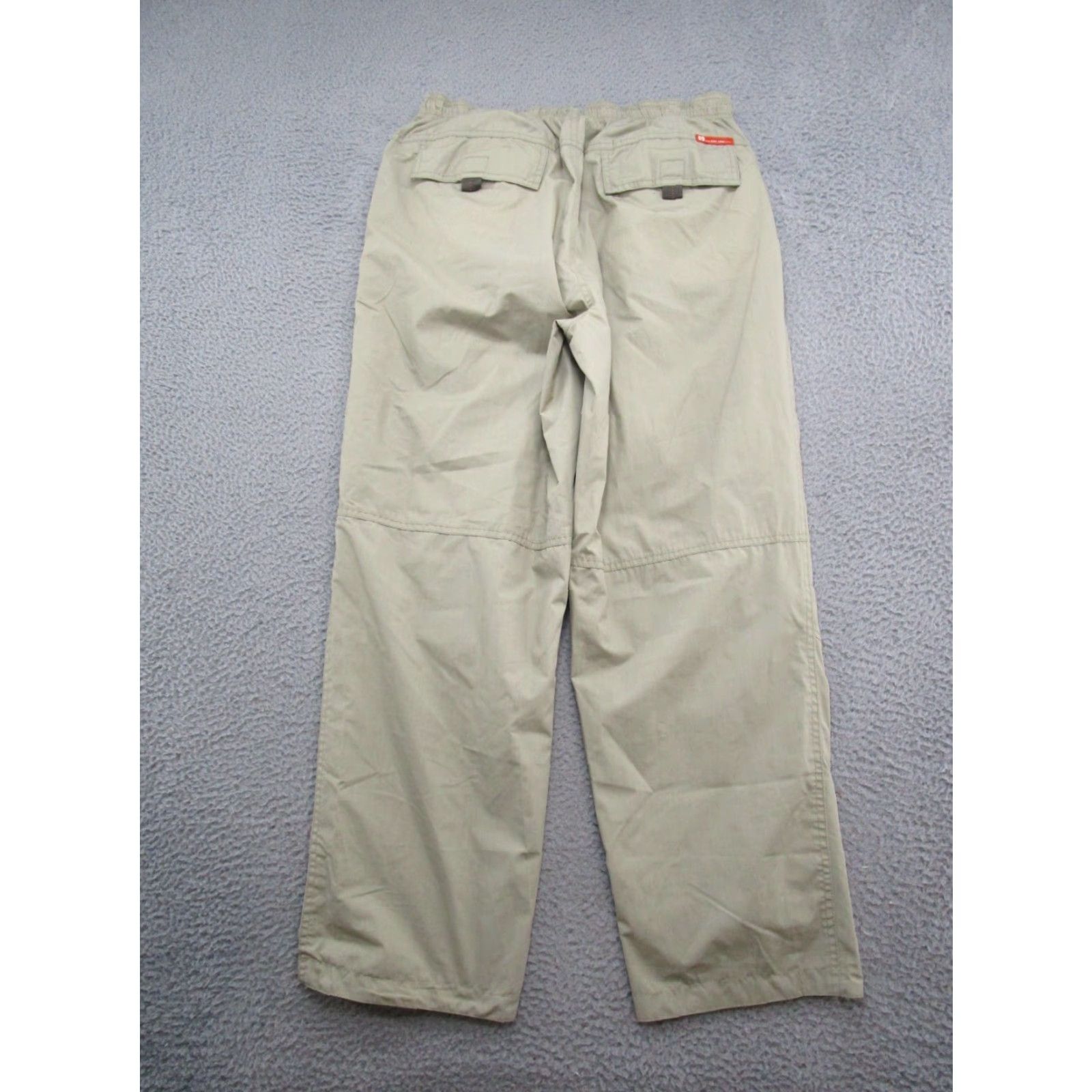 Vintage OTB Pants Mens Size M Beige Pull On Elastic Waist 29in Inseam Reversible Green Cargo Skirt? Size US 31 - 5 Thumbnail
