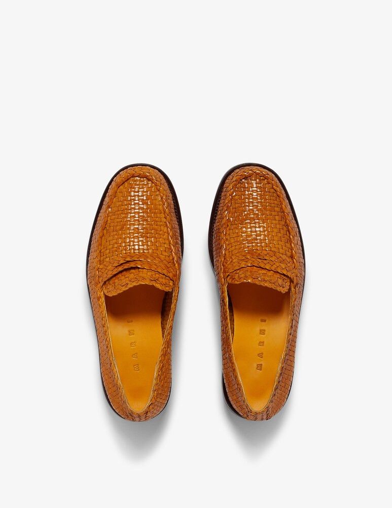 Marni o1w1db10125 Leather Moccasin With Maxi Tassels in Orange Size US 8 / EU 41 - 4 Thumbnail