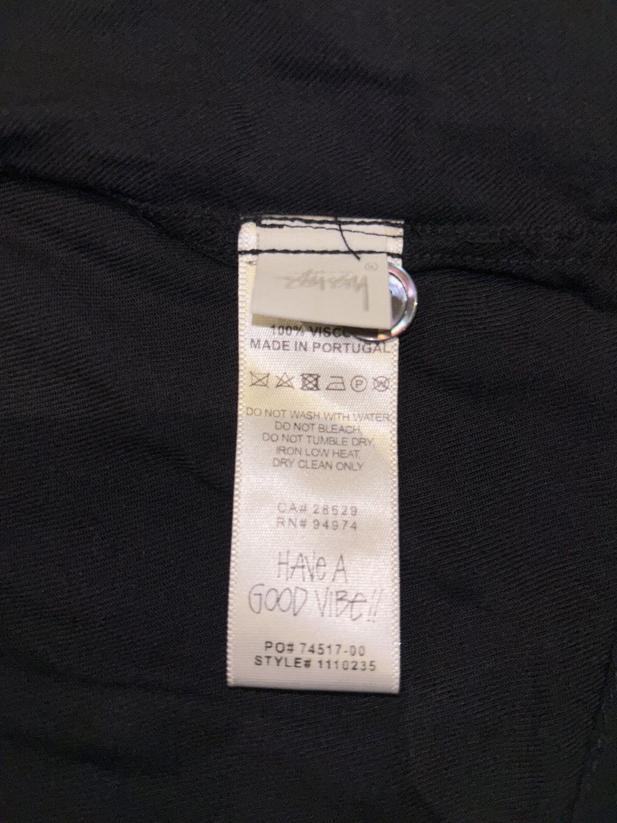 Stussy Stussy Contrast Pick-Stitched Shirt in Black SS23 Size US M / EU 48-50 / 2 - 8 Thumbnail