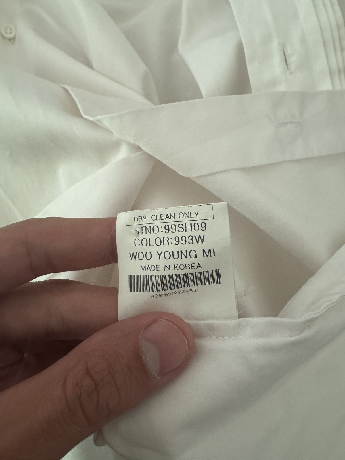 Wooyoungmi Wooyoungmi white Button Up Shirt Size US L / EU 52-54 / 3 - 8 Thumbnail