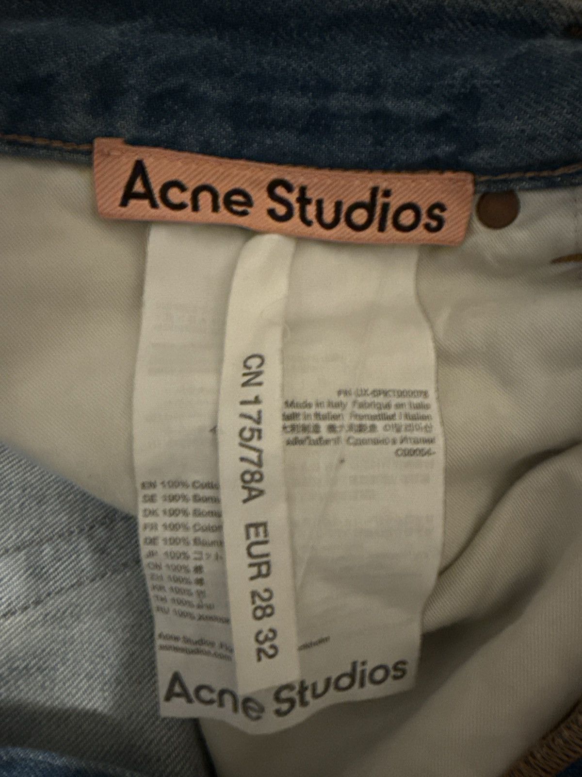 Acne Studios Acne Studios 2023 Mud Wash Denim Size US 28 / EU 44 - 5 Thumbnail