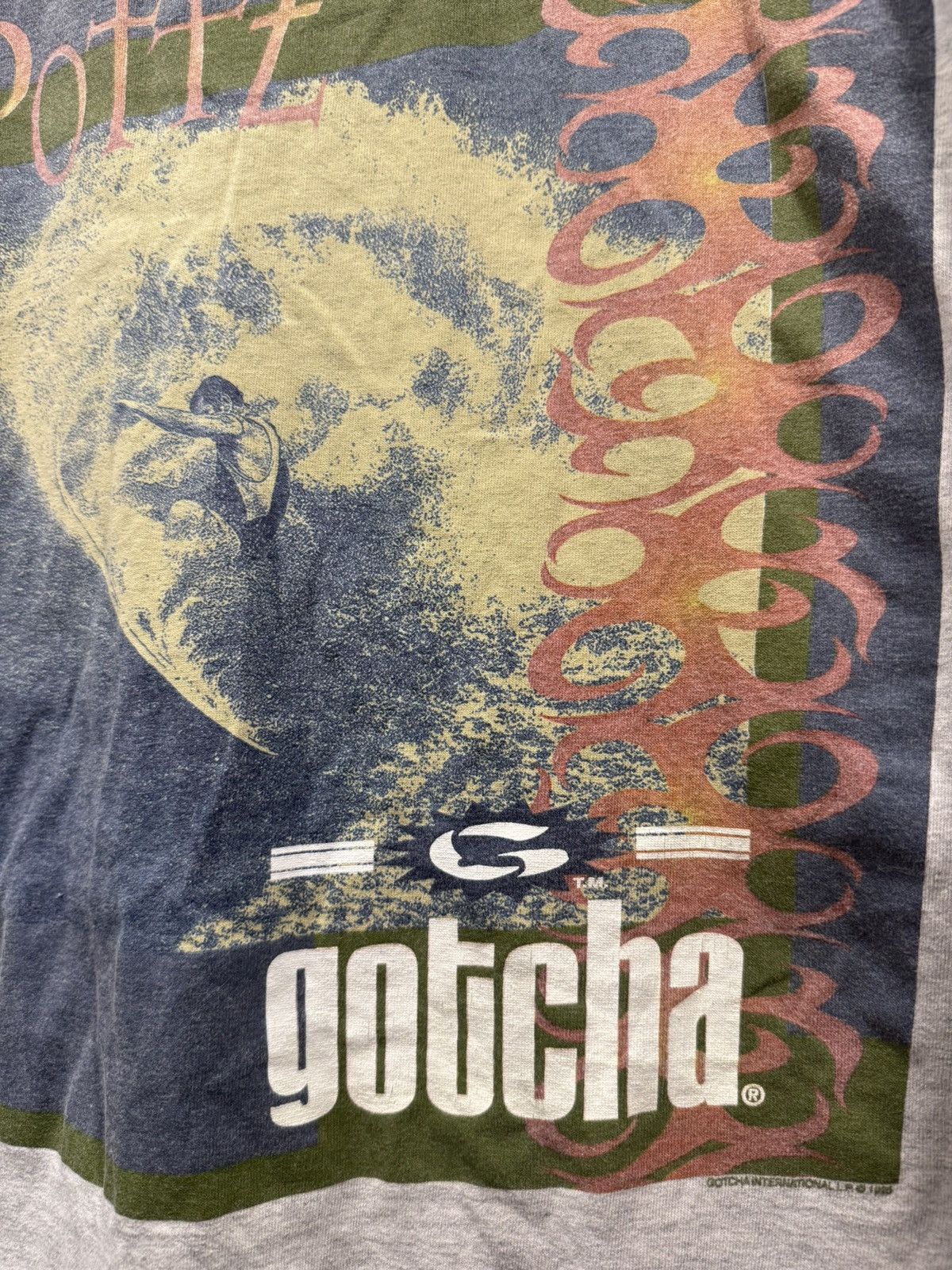 Gotcha 1993 Gotcha Martin Pottz Potter Vintage Surf Single Stitch Size US XL / EU 56 / 4 - 9 Thumbnail