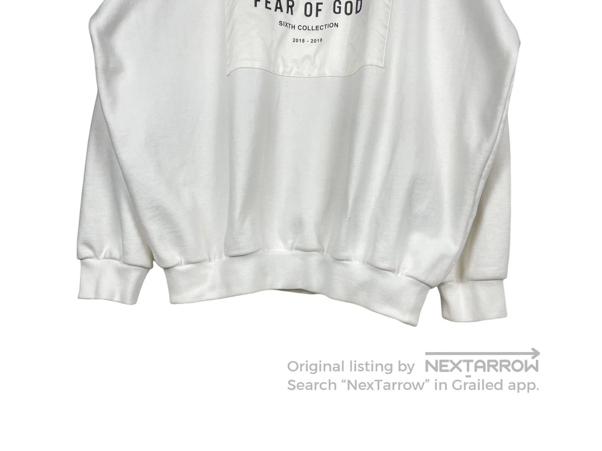 Fear of God FEAR OF GOD Main Line Patchwork Long Sleeve Hoodie Size US M / EU 48-50 / 2 - 4 Thumbnail