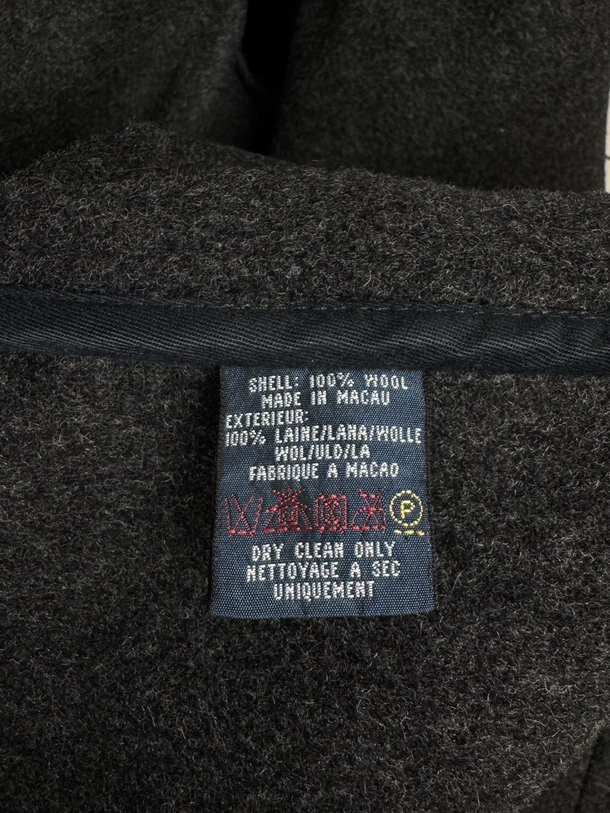 Polo Ralph Lauren Polo Ralph Lauren Double-Faced wool grey vintage duffle coat Size US L / EU 52-54 / 3 - 13 Thumbnail