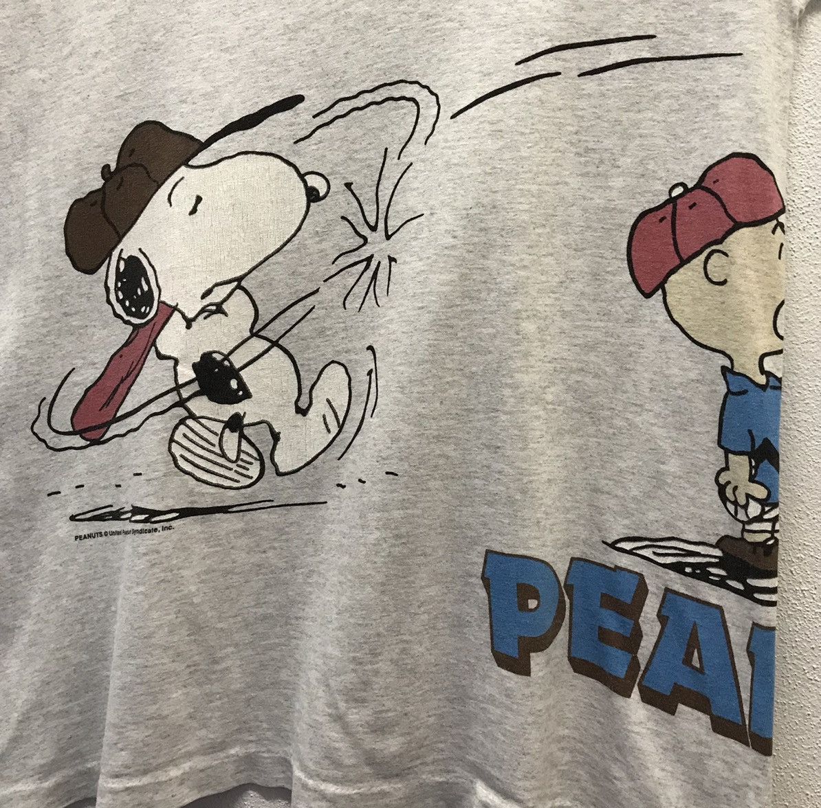 Anvil × Peanuts Vintage Anvil Snoopy Peanuts Made In Usa Shirt Size US L / EU 52-54 / 3 - 3 Thumbnail