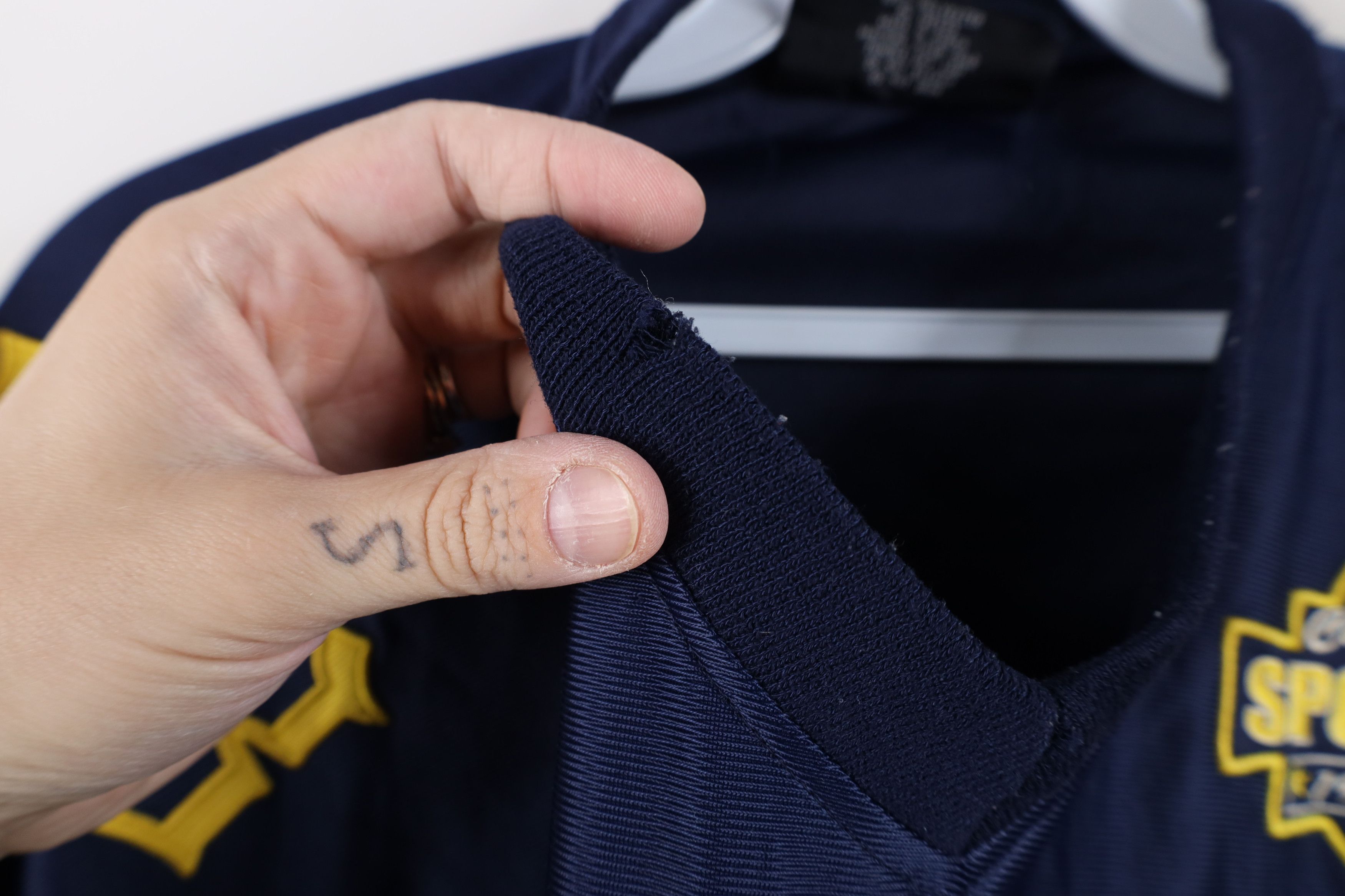 Vintage Vintage 90s Y2K Streetwear Striped Hip Hop Football Jersey Size US L / EU 52-54 / 3 - 8 Thumbnail