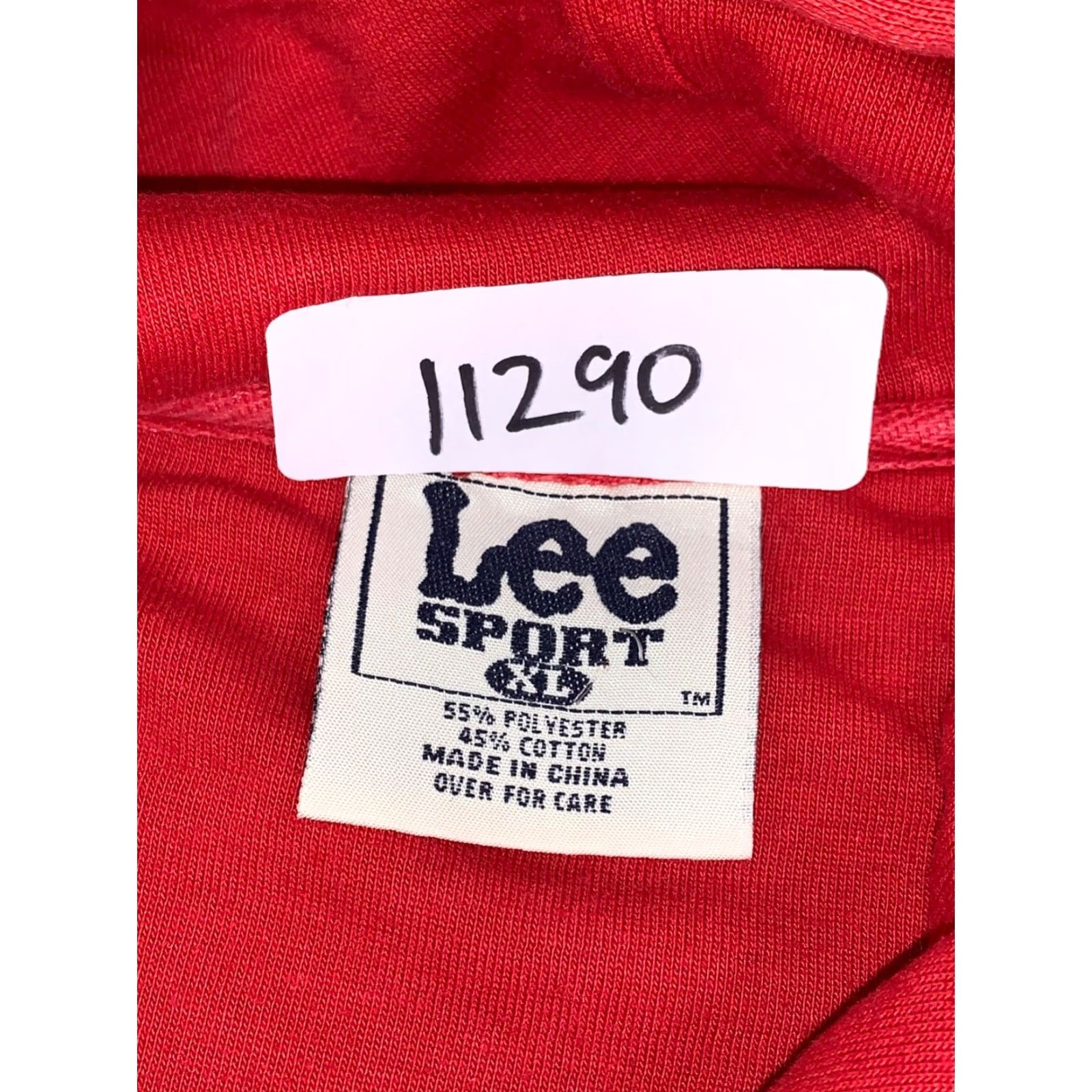 Lee VINTAGE Lee Hoodie Mens XL Red Big 10 Conference Wisconsin Badgers Pullover Size US XL / EU 56 / 4 - 2 Thumbnail