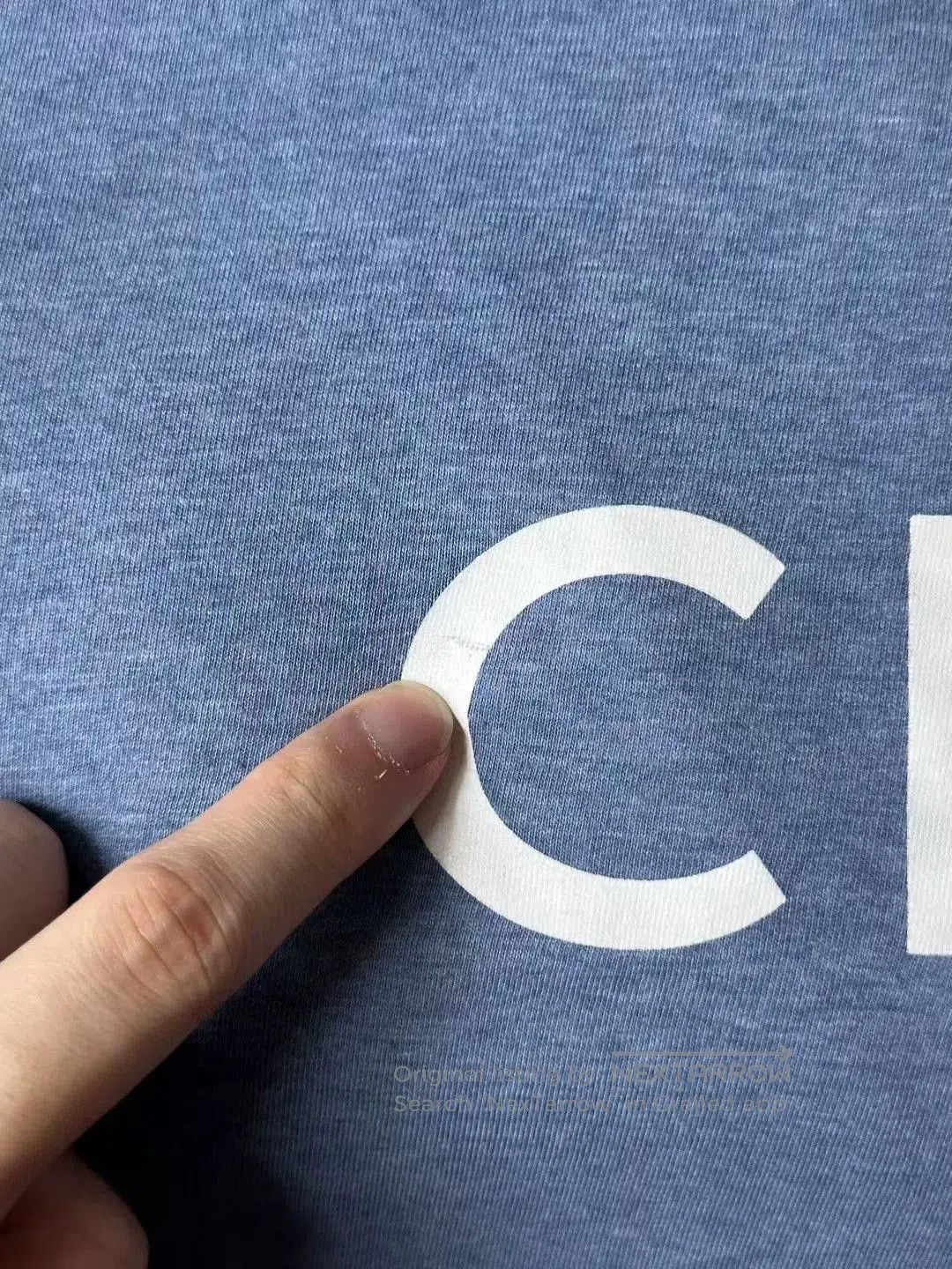 Celine Celine Blue Logo Short-Sleeve T-Shirt. Size XS / US 0-2 / IT 36-38 - 5 Thumbnail