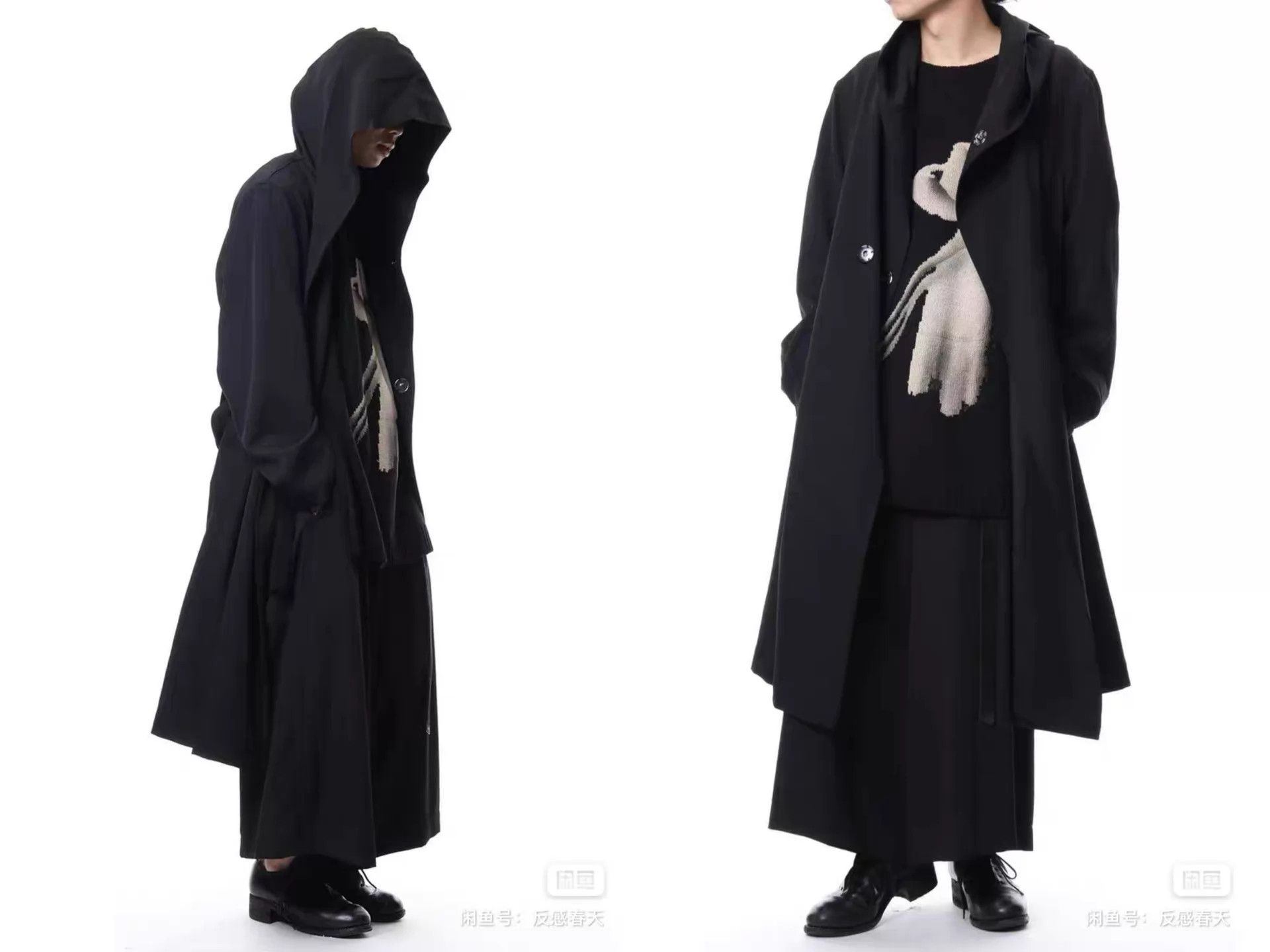 Yohji Yamamoto Yohji Yamamoto Regulation Boxer Coat GABA Wool Size US L / EU 52-54 / 3 - 3 Thumbnail