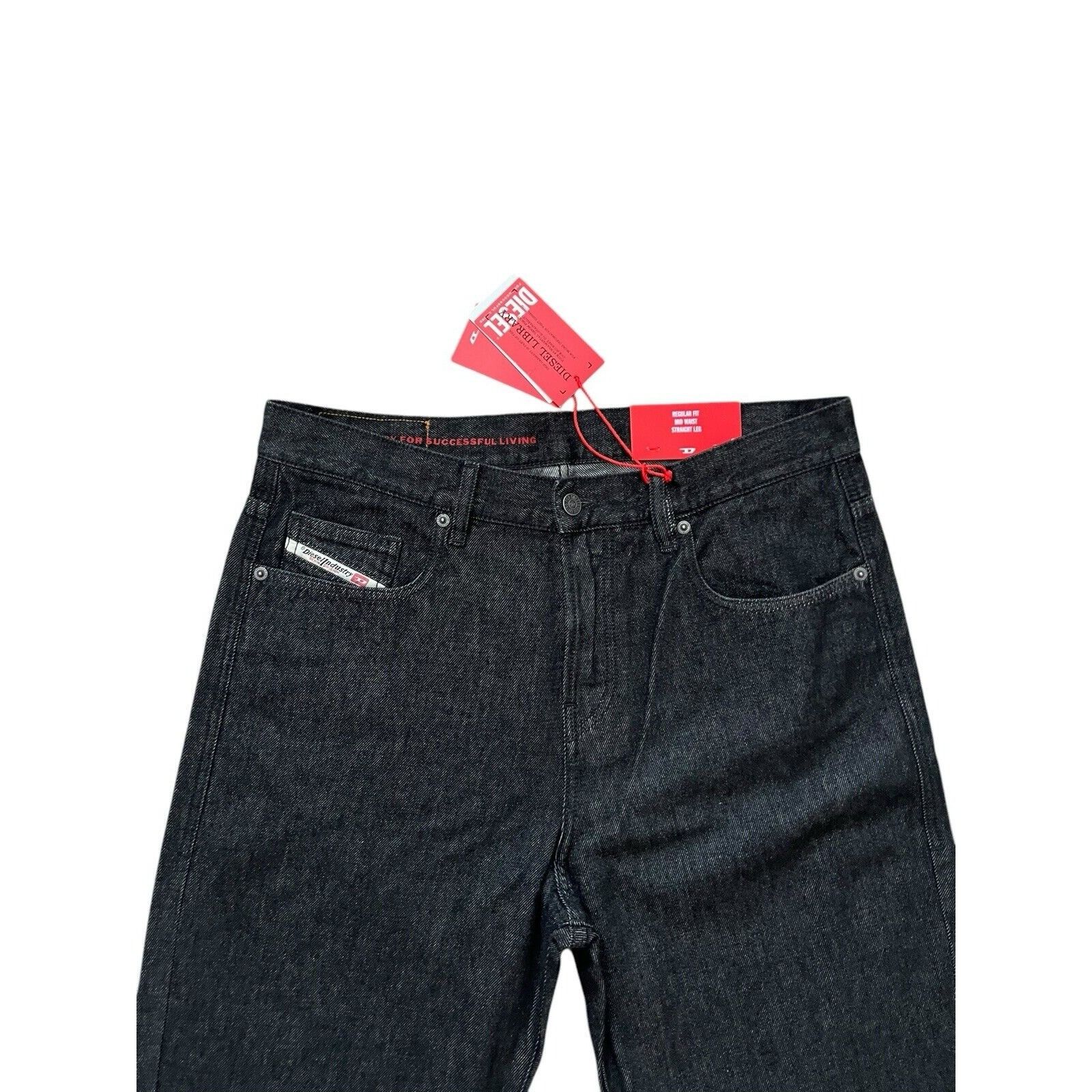 Diesel Diesel Mens Viker Straight Jeans Z9C34 Black $195 Size 31/32 Size US 31 - 2 Thumbnail