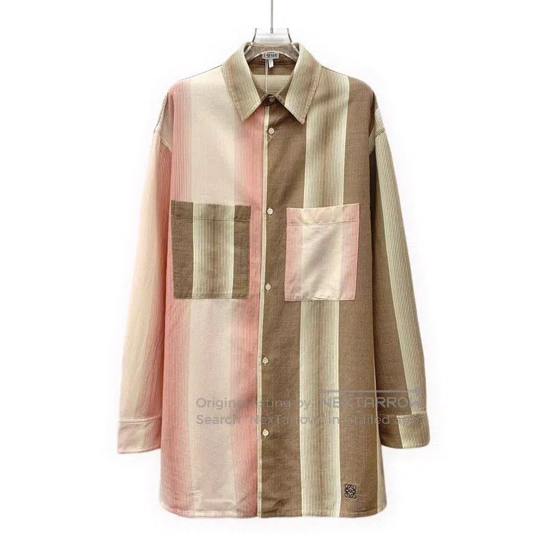 Loewe Loewe Color-Blocked Striped Logo Embroidered Wool Notched Size XS / US 0-2 / IT 36-38 - 1 Thumbnail