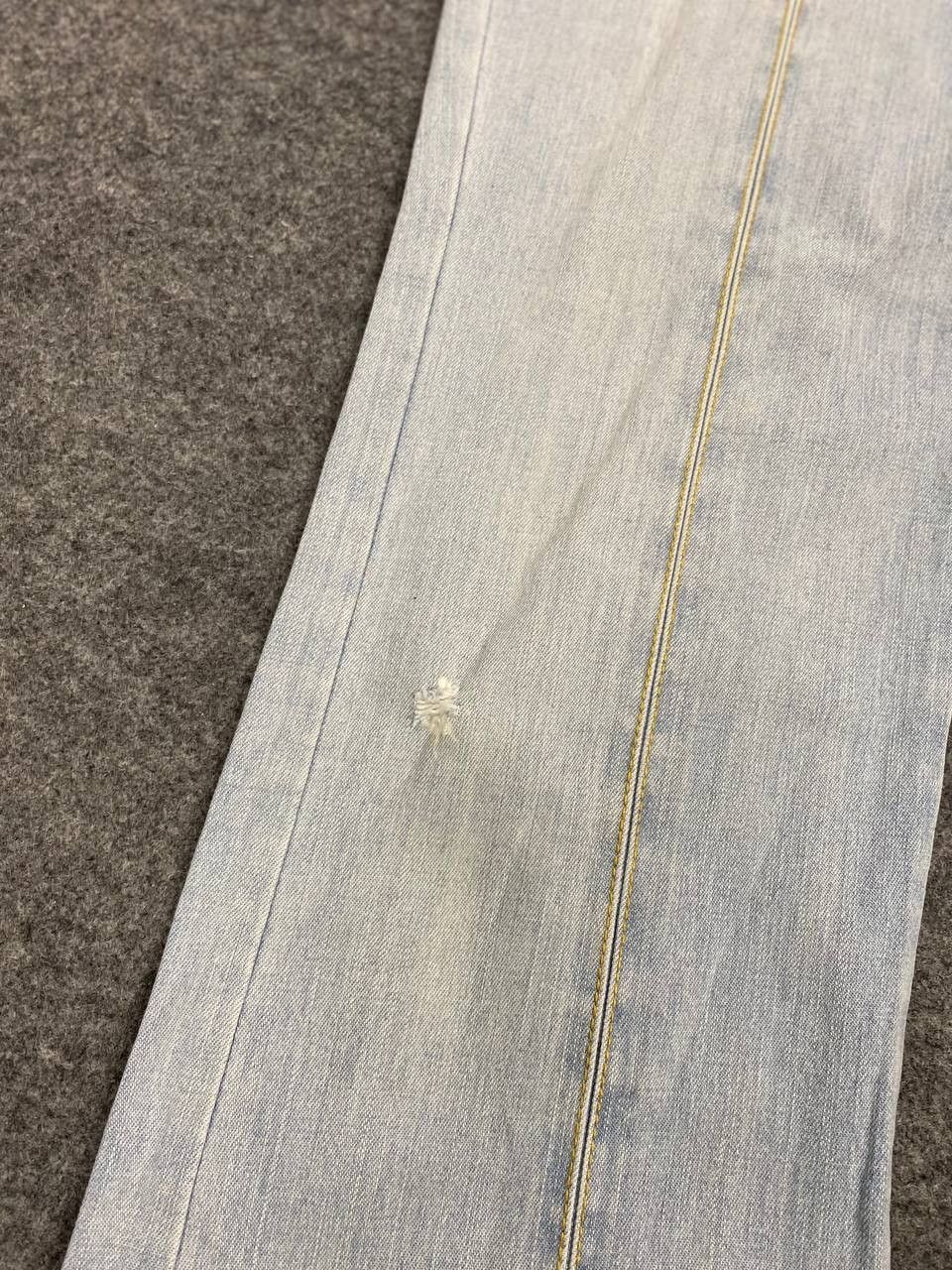 Japanese Brand vintage japanese brands lightwash bootcut flare denim Size 31" - 7 Thumbnail