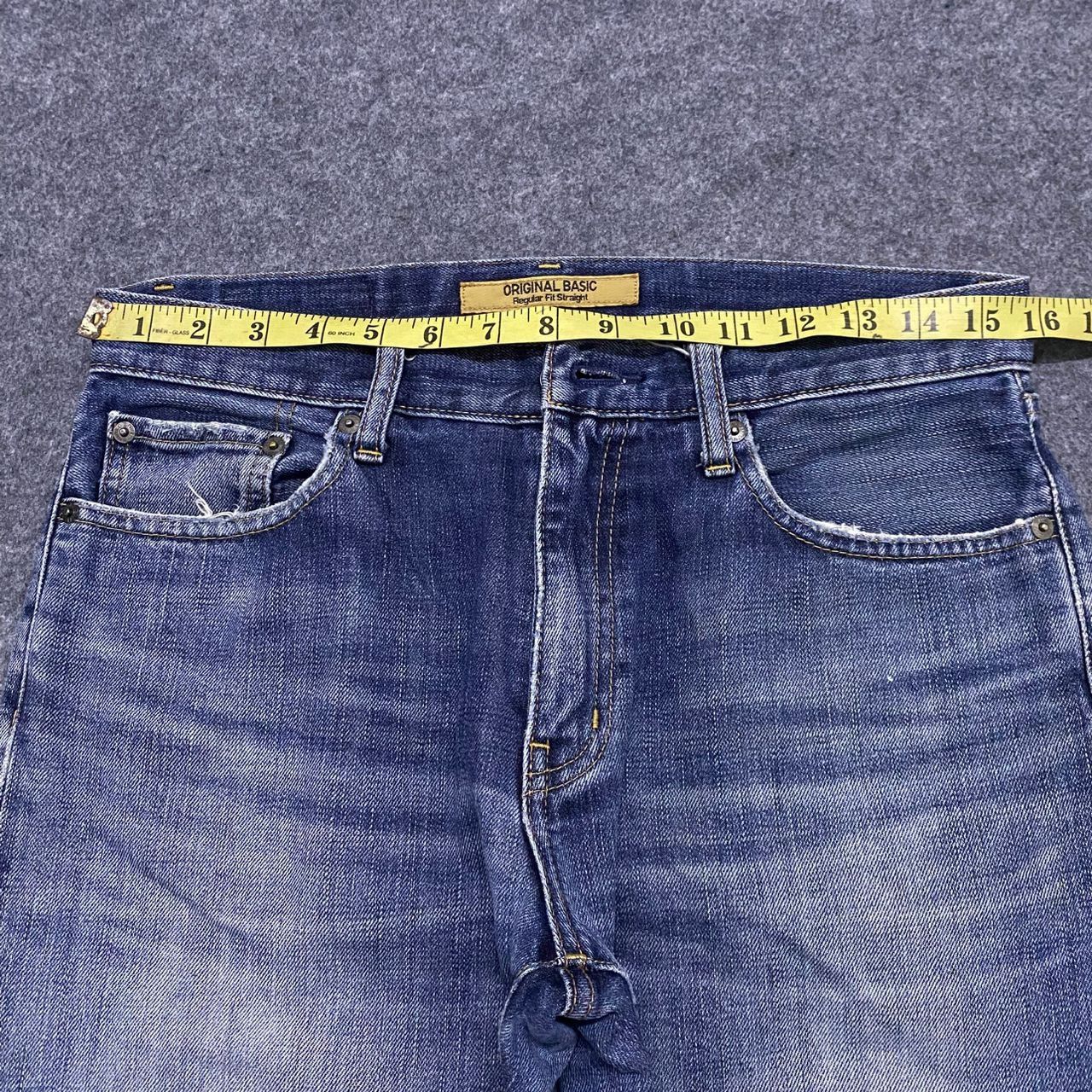 Japanese Brand 💥Best Offer💥Vintage Uniqlo Oiginal basic Denim Size US 31 - 3 Thumbnail