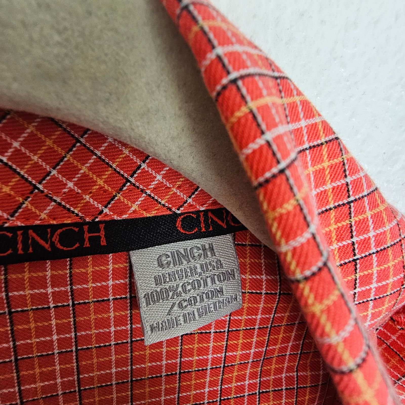CINCH Cinch Mens Plaid Shirt Size XXL Western Cowboy Outdoor Rodeo Size US XXL / EU 58 / 5 - 7 Thumbnail