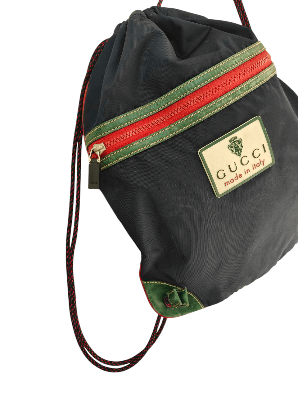 Gucci Gucci Drawstring Nylon Backpack Size ONE SIZE - 9 Thumbnail