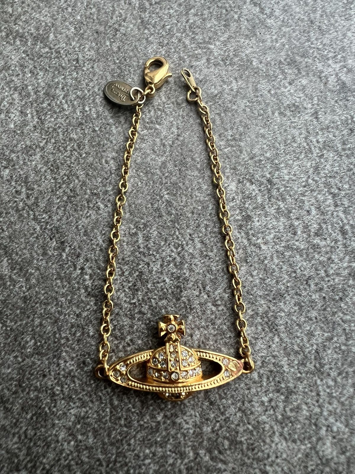 image of Vivienne Westwood Saturn Orb Bracelet in Gold, Men's