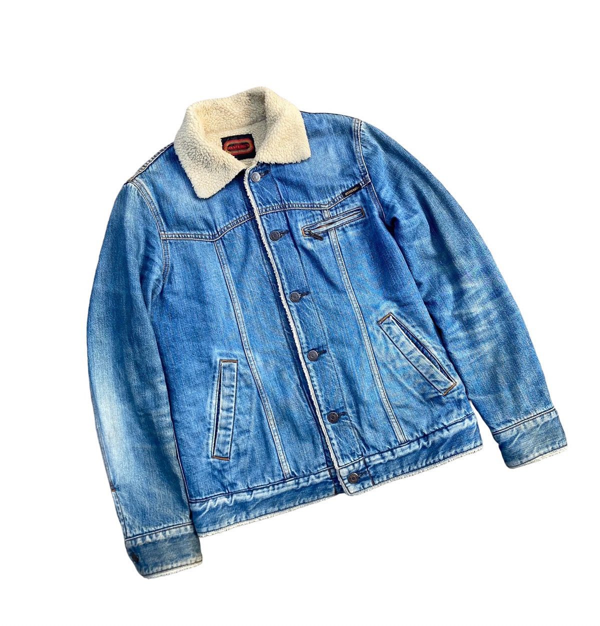 Hysteric Glamour Hysteric Glamour Sherpa Denim Jacket Size US M / EU 48-50 / 2 - 1 Thumbnail