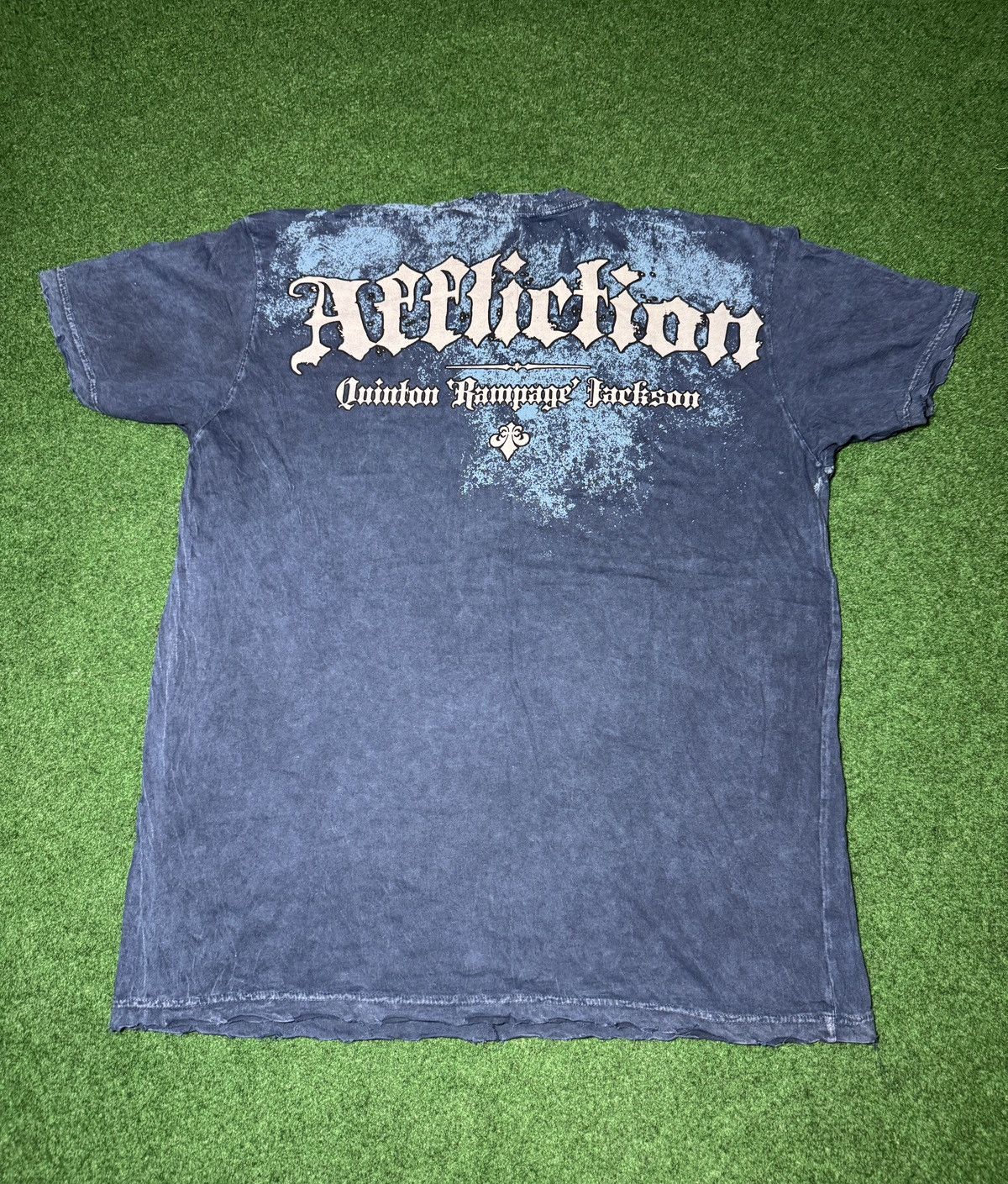 Affliction Vintage Y2K Affliction MMA Rampage Jackson Rare T Shirt Size US XL / EU 56 / 4 - 4 Thumbnail