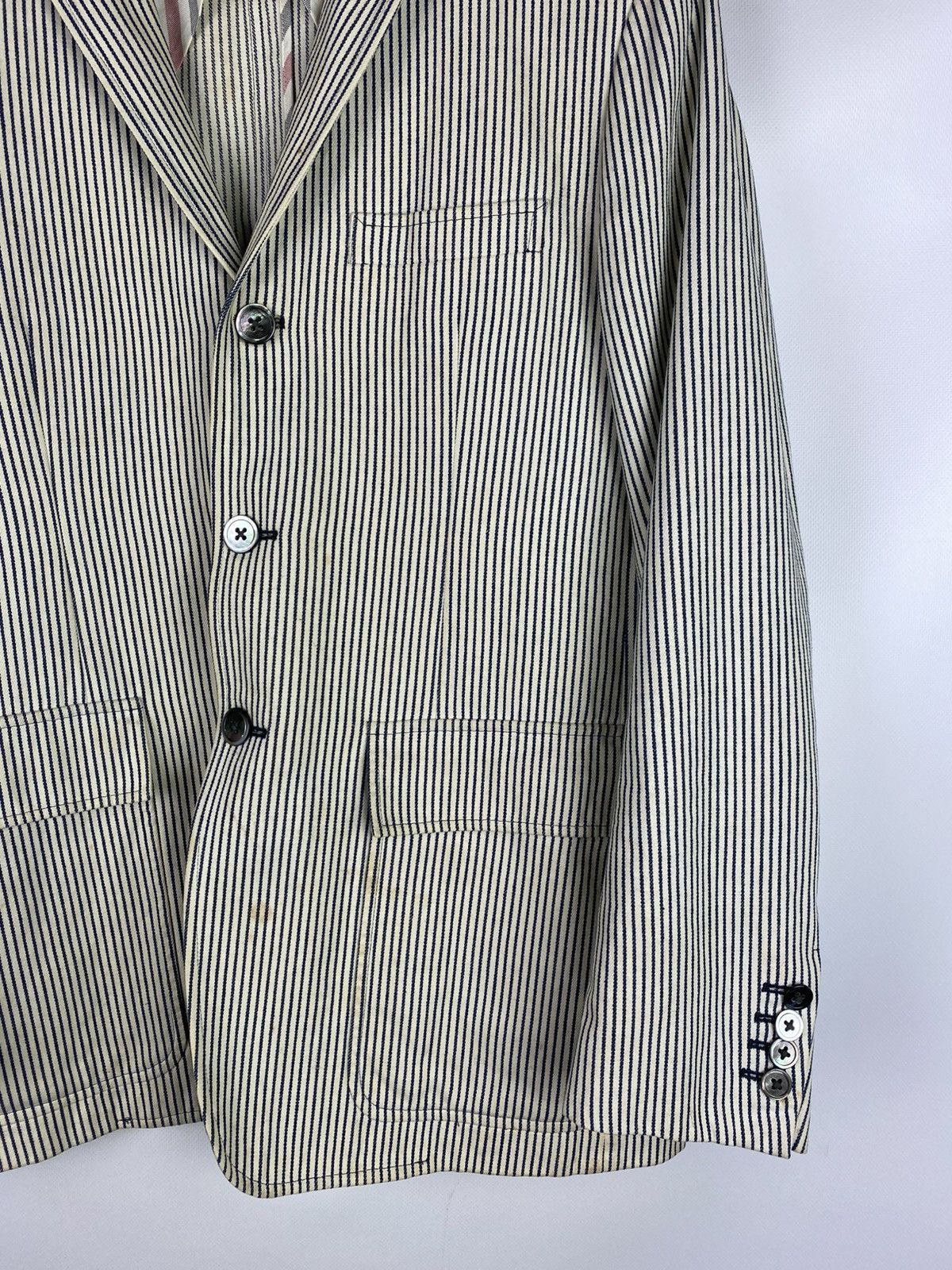 Thom Browne Thom Browne Men’s Striped Blazer Jacket Sport Coat Size 40 Size 40R - 2 Thumbnail