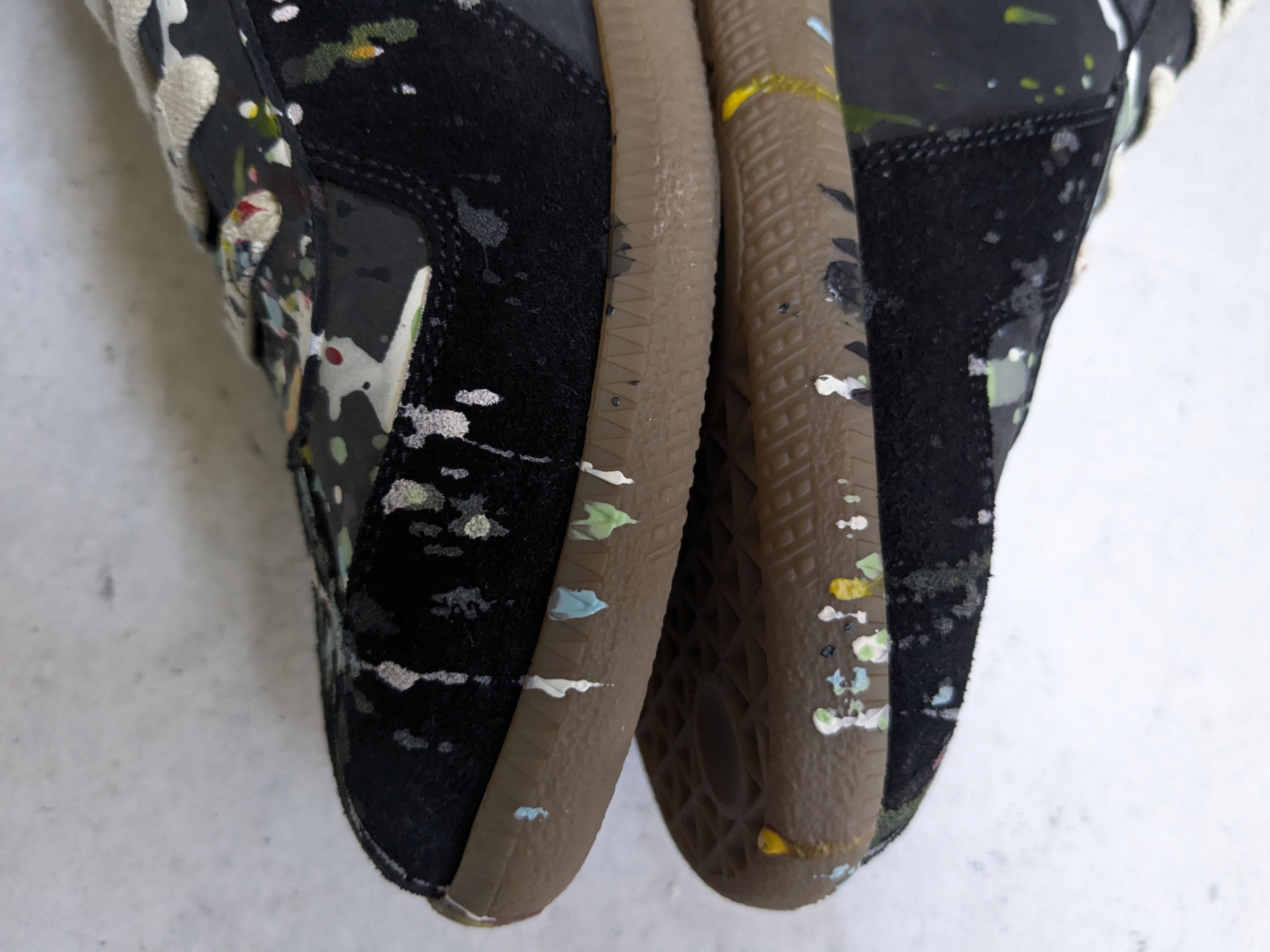 Maison Margiela Maison Margiela Replica GAT Paint Splatter Black 10.5 43.5 Size US 10.5 / EU 43-44 - 11 Thumbnail