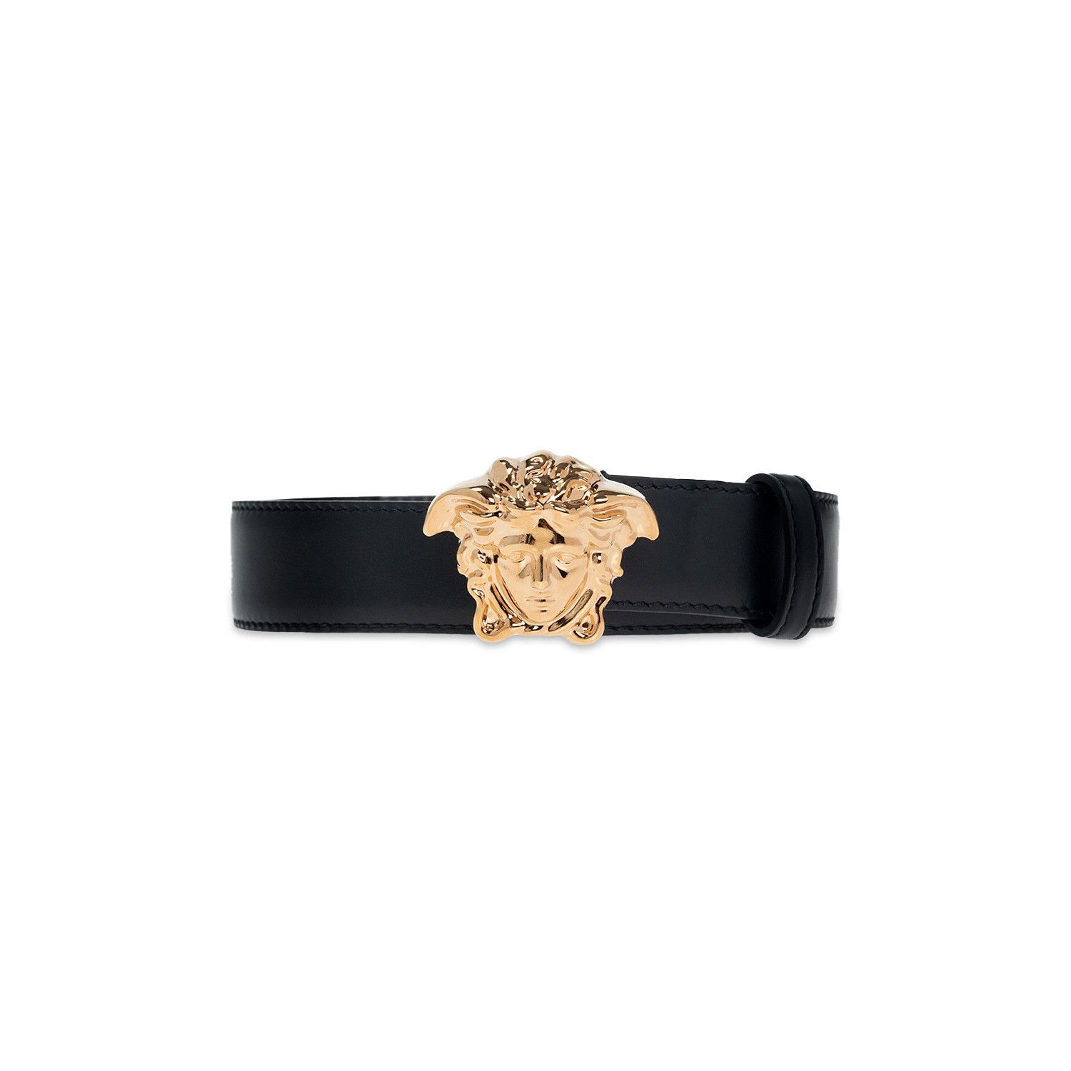 Versace VERSACE Black Decorative Buckle Belt New & Authentic (Men's Size ONE SIZE - 1 Thumbnail