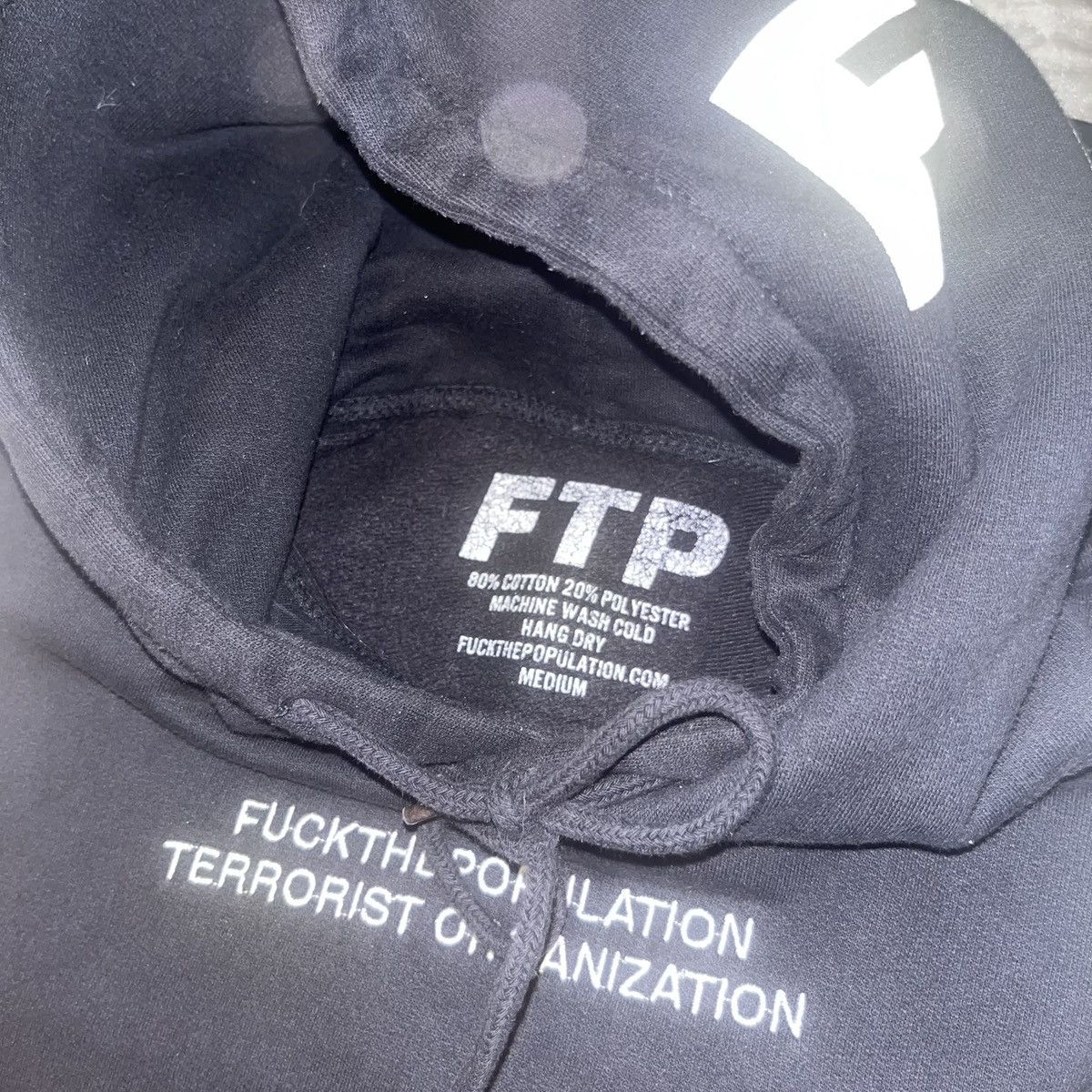 Fuck The Population Terrorist Organization Hoodie (2015) Size US M / EU 48-50 / 2 - 3 Thumbnail