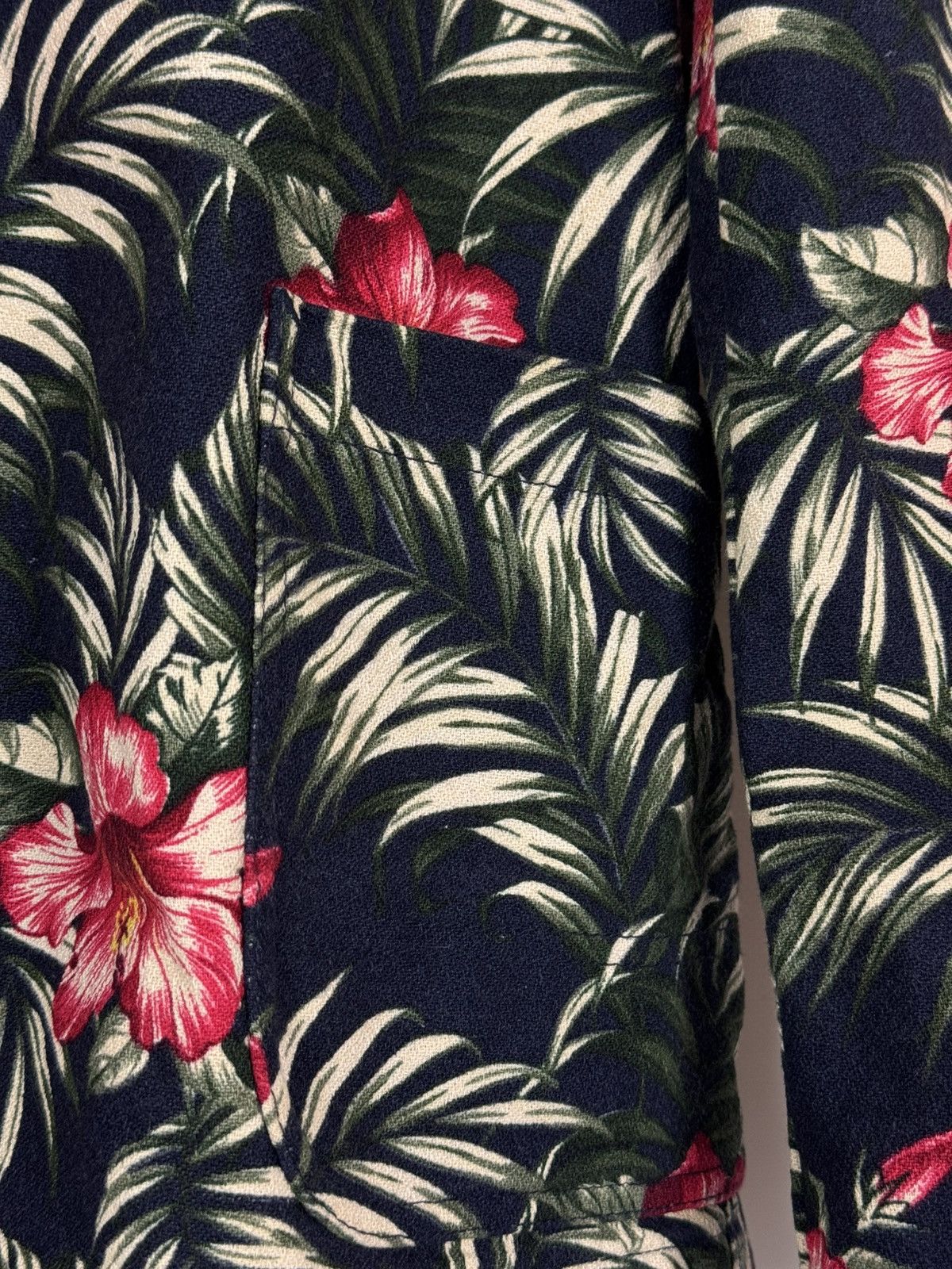 Edwin New! Edwin Simple Post Japanese Denim Floral Blazer Jacket Size US M / EU 48-50 / 2 - 10 Thumbnail