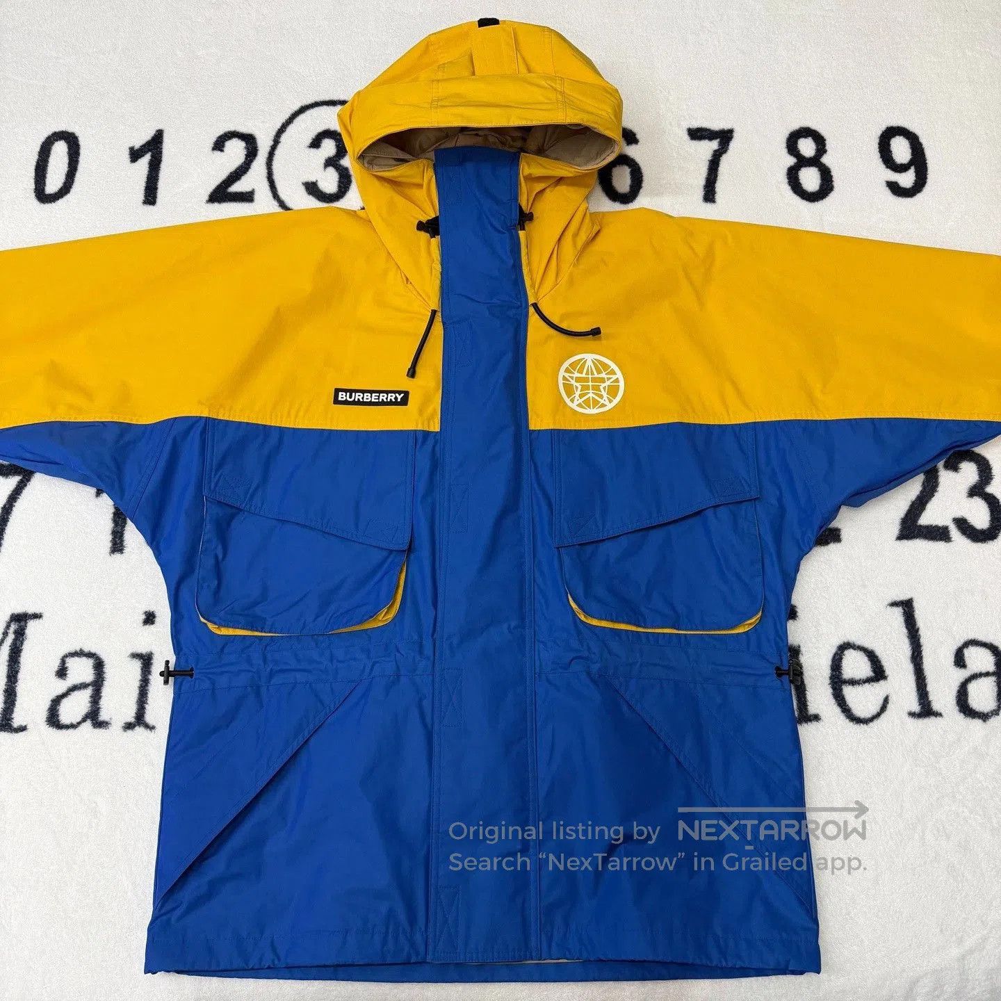 Burberry Burberry Blue Yellow Windproof Ski Jacket. Size US M / EU 48-50 / 2 - 1 Thumbnail