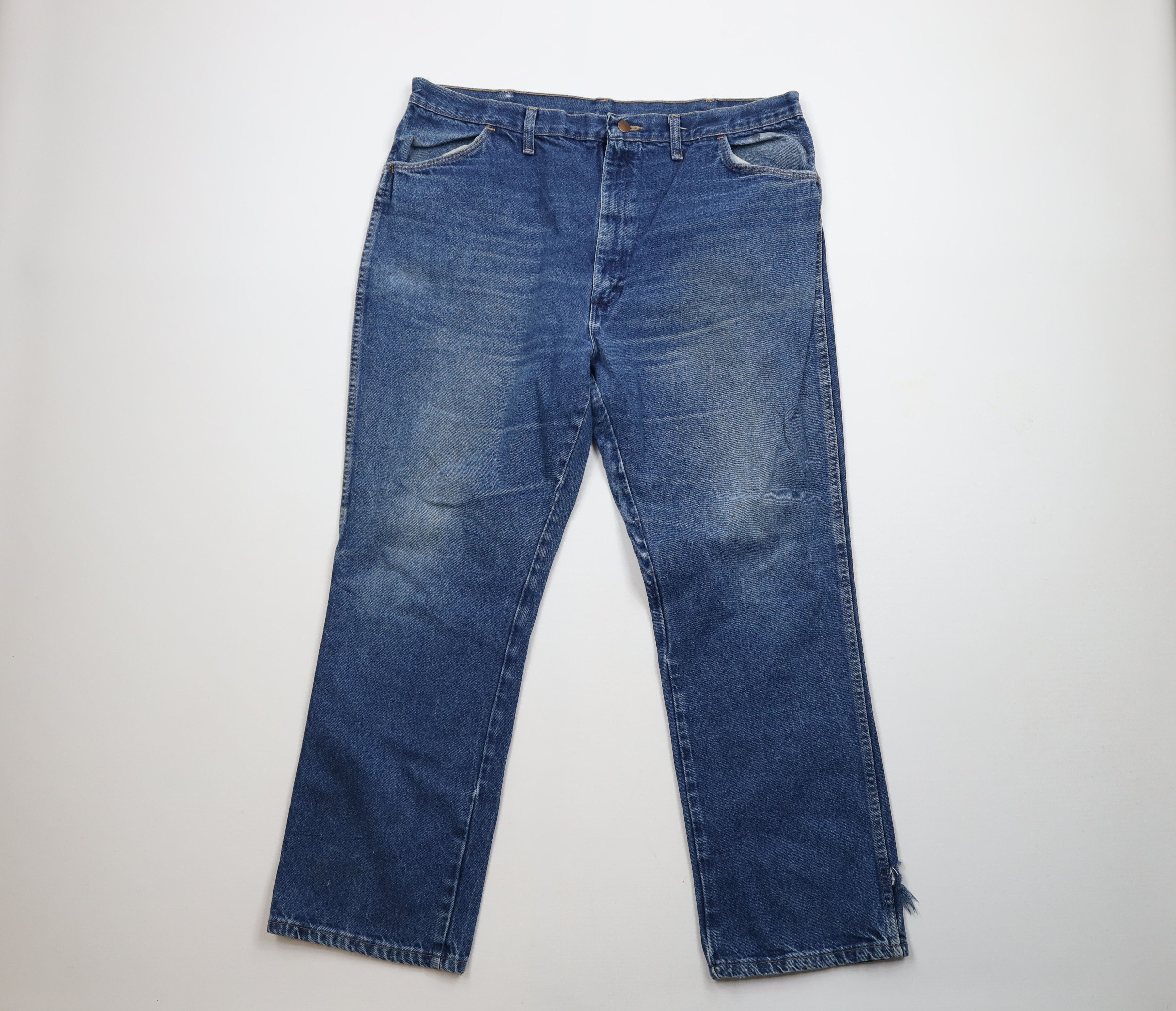 Vintage Vintage 90s Streetwear Flared Wide Leg Denim Jeans USA Size US 40 / EU 56 - 1 Thumbnail