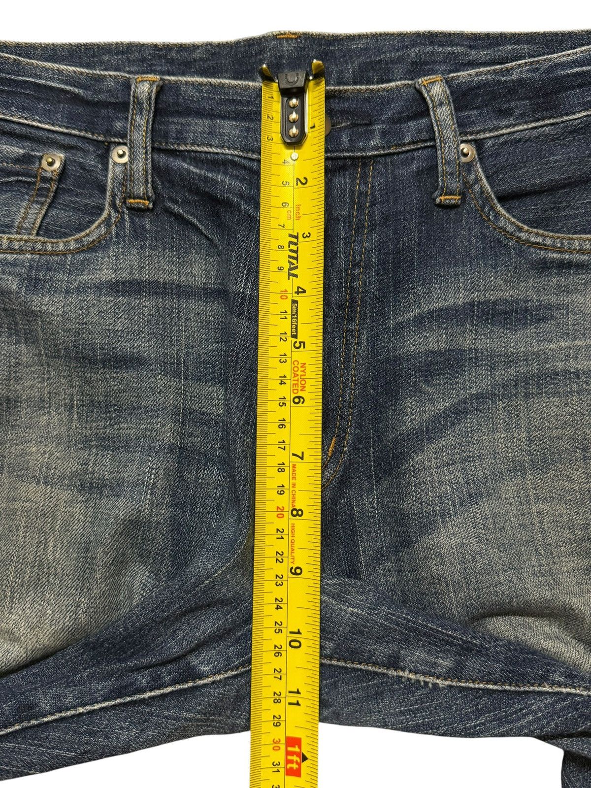 14th Addiction Vintage Y2K Japanese Brand Blue Faded Wash Relaxed Wide Leg Size US 32 / EU 48 - 11 Thumbnail
