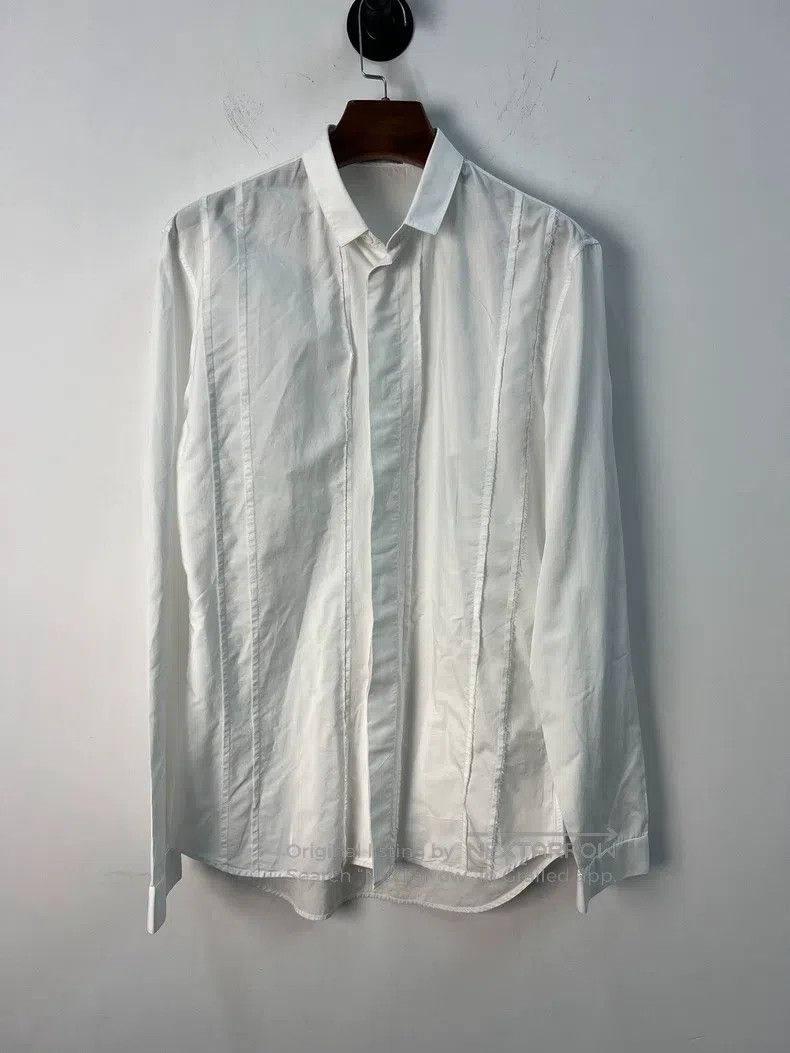 Dior Dior Size 48 White long-sleeved shirt Size US XXS / EU 40 - 1 Thumbnail