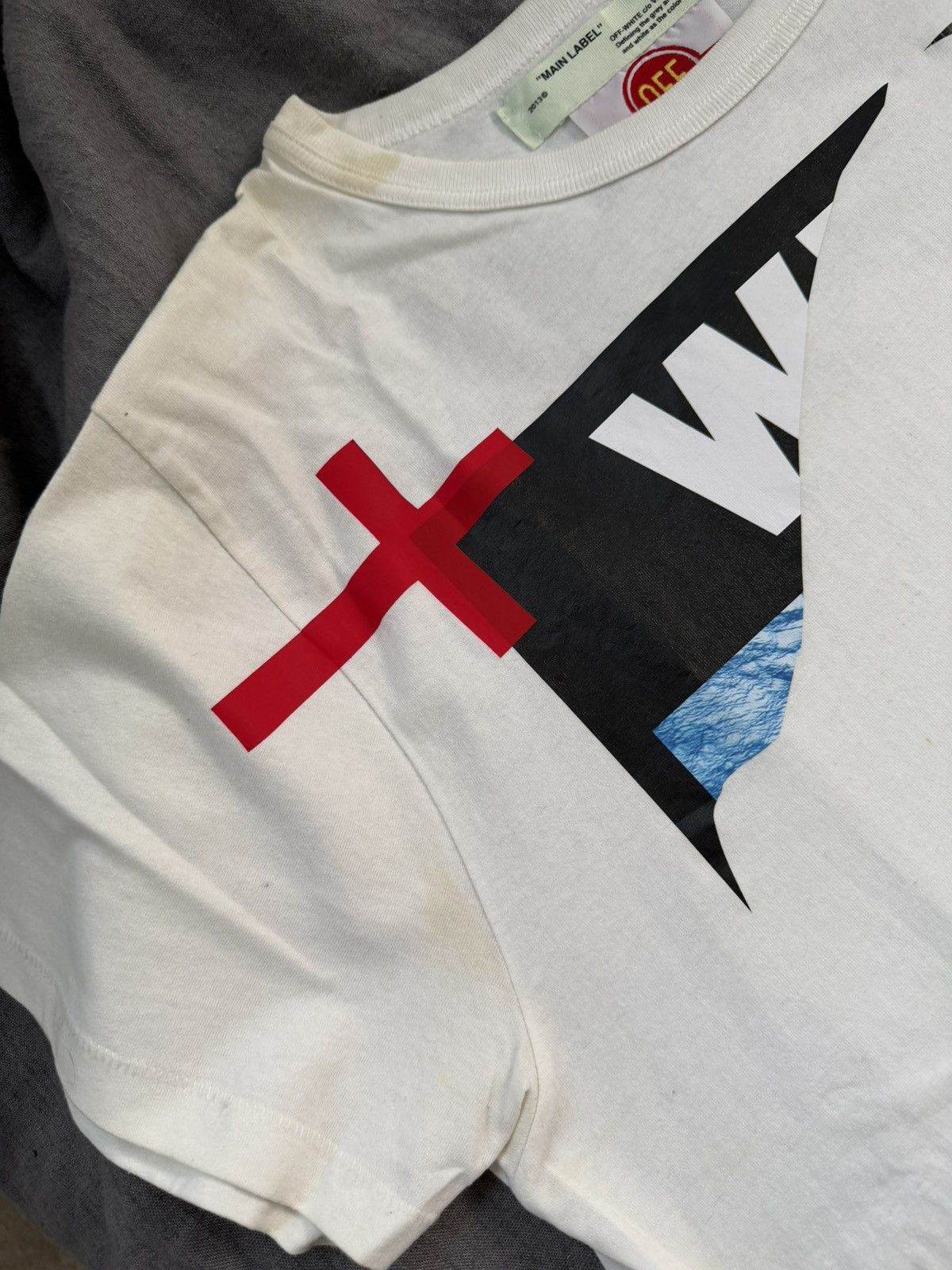Off-White Wet Dream Tee Off-White Virgil Abloh x Cali Thornhill Dewitt Size US XL / EU 56 / 4 - 10 Thumbnail