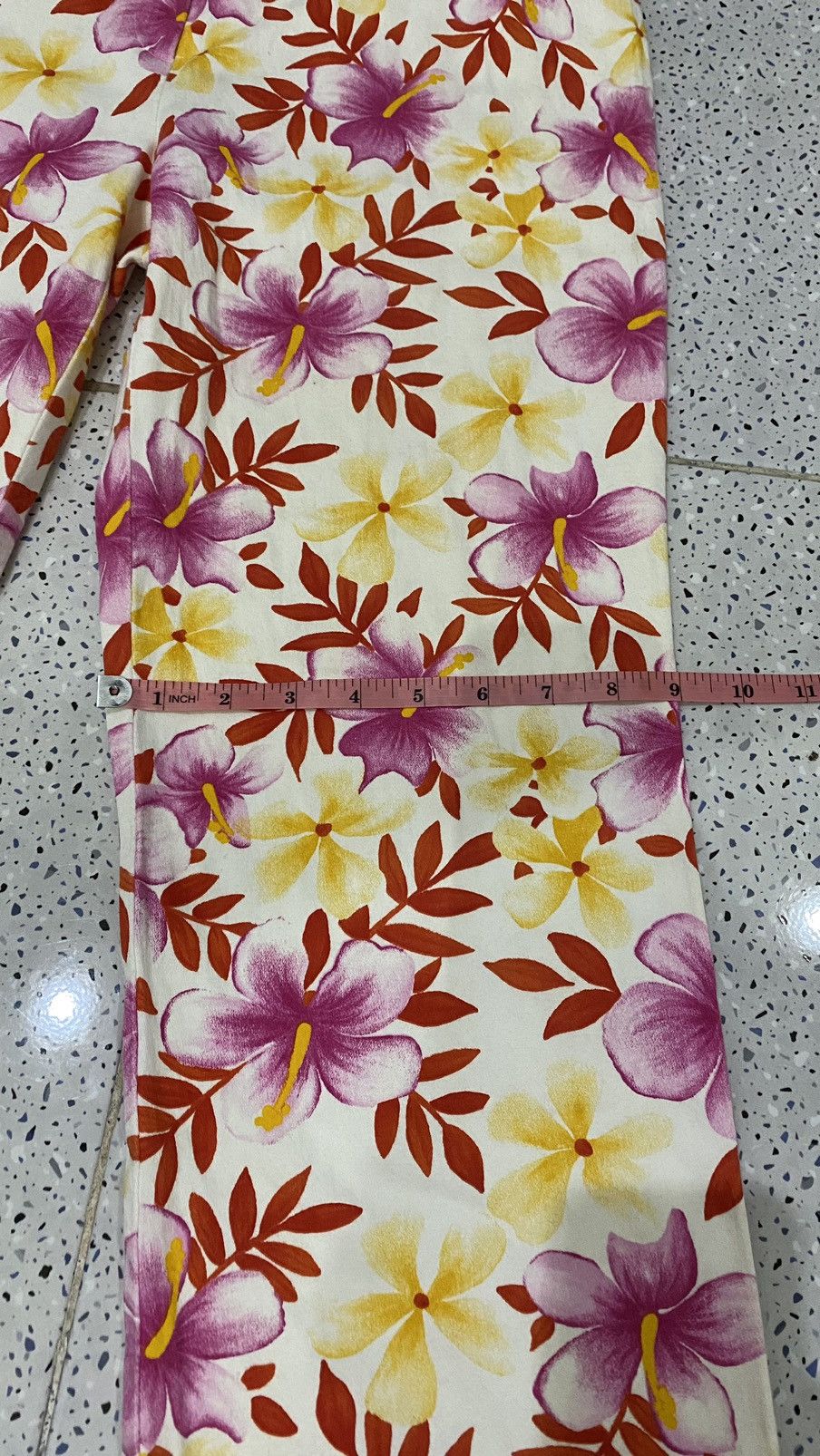 Japanese Brand × Vintage Vintage Elle Sport Flower Pattern Pants Size 30" / US 8 / IT 44 - 13 Thumbnail