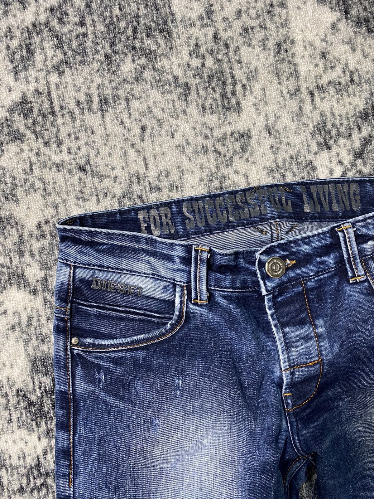 Diesel × Diesel Black Gold × Vintage Vintage Diesel Black Gold Denim Jeans Y2K STYLE 90s Size US 32 / EU 48 - 5 Thumbnail