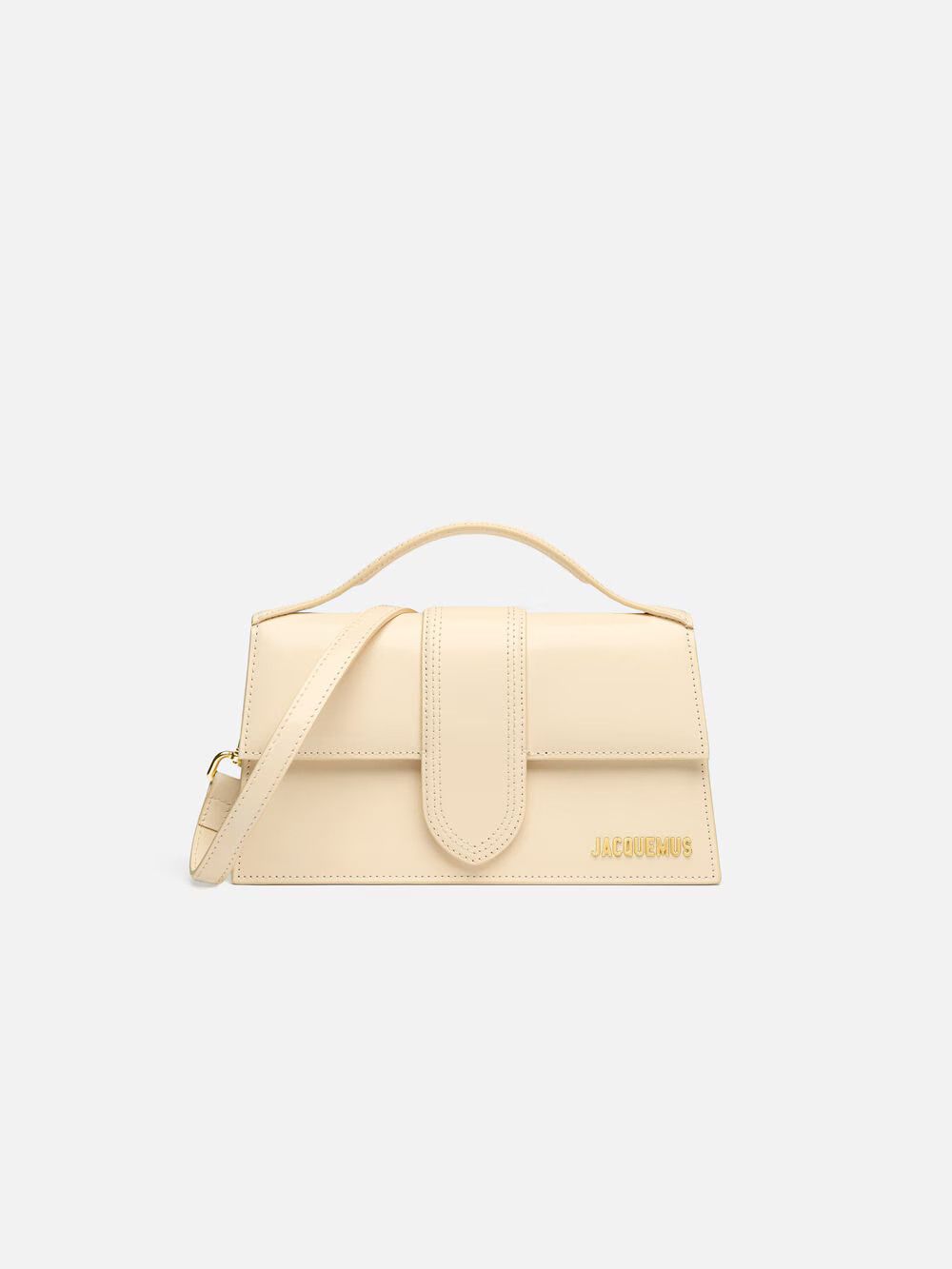 Jacquemus o1la1rc1a0925 Size: OS / Large Bambino Bag in Ivory Size ONE SIZE - 1 Thumbnail