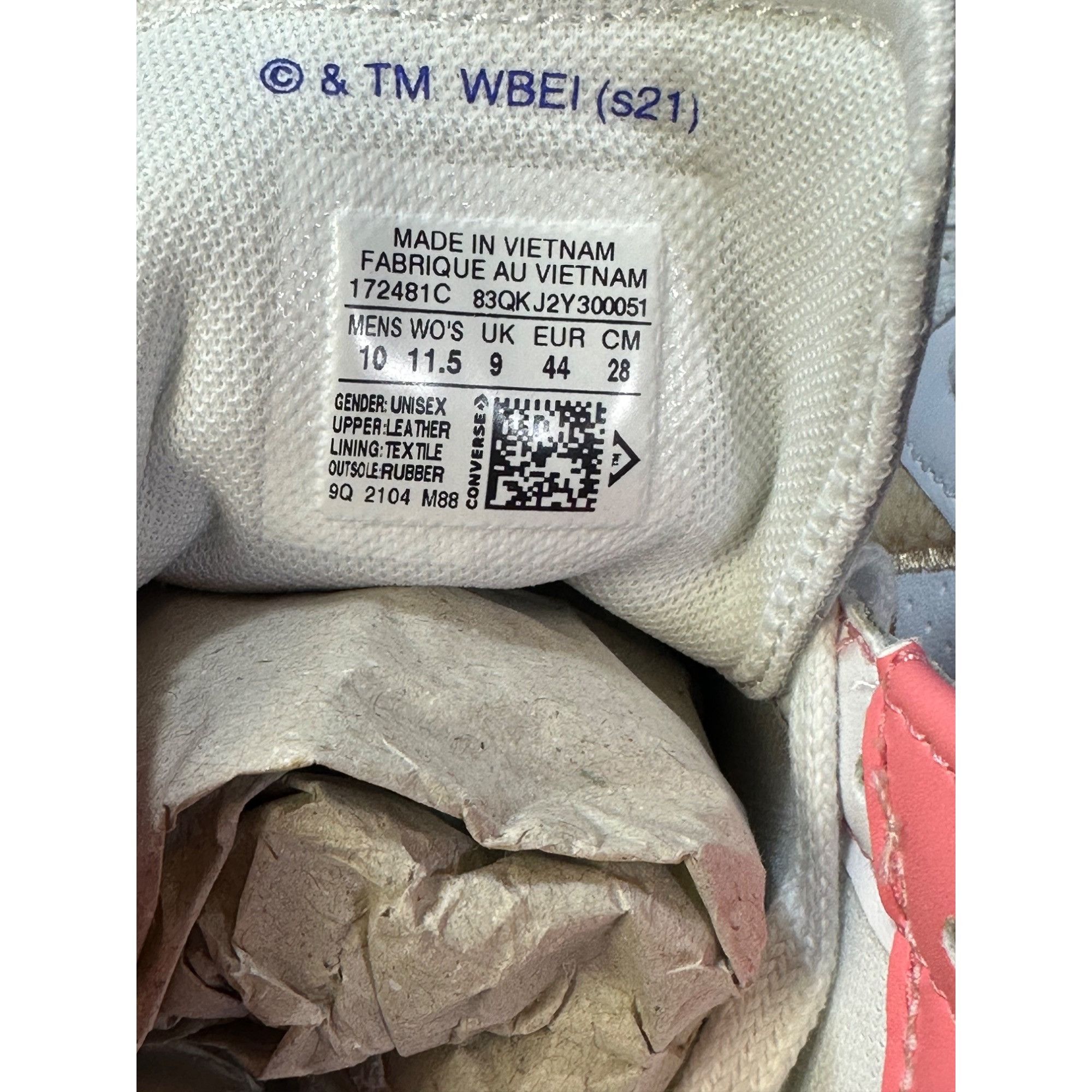 Converse Converse Space Jam Pro Leather “Lola Bunny Space Jam” Size US 10 / EU 43 - 4 Thumbnail