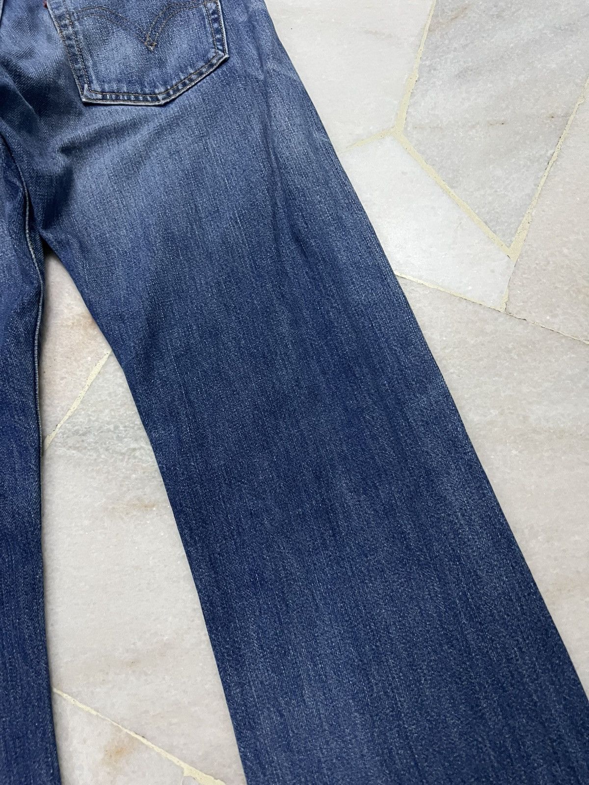 Jean × Levi's × Vintage Vintage Levis 505 Distressed Faded Jean Size US 29 - 16 Thumbnail