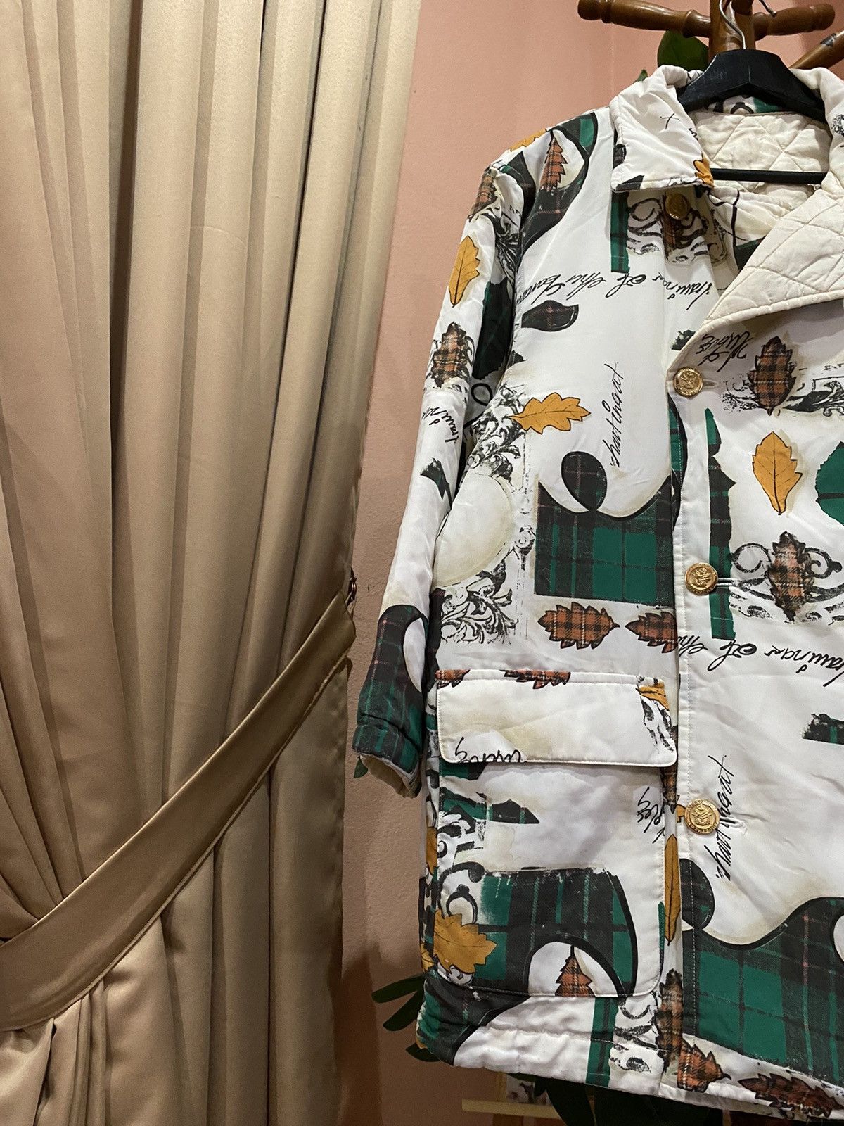 Vintage VINTAGE 90S ALL OVERUSE PRINT AMUSEMENT JACKET Size US M / EU 48-50 / 2 - 7 Thumbnail