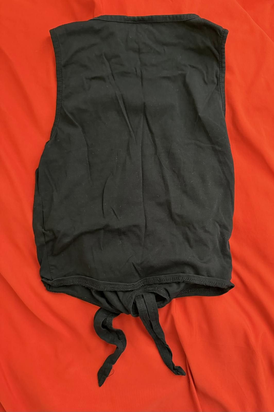 Other ASOS Tie Tank Top in Black (US 2) Size XS / US 0-2 / IT 36-38 - 2 Thumbnail