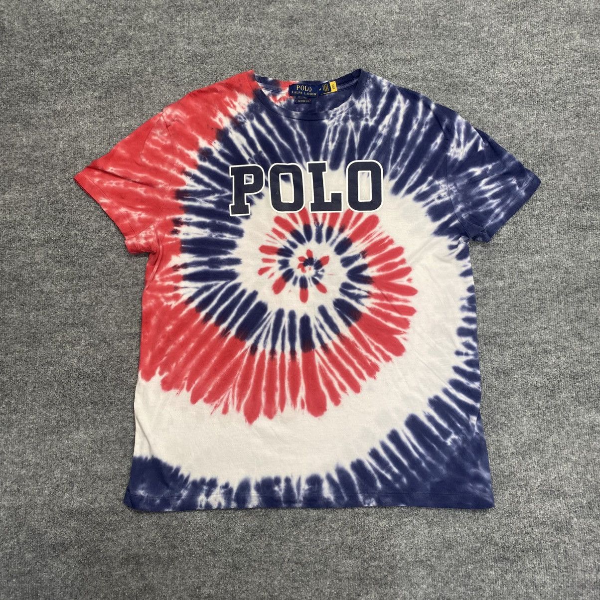 Polo Ralph Lauren Polo Ralph Lauren Classic Fit Tie-Dye T-Shirt Size Medium Size US M / EU 48-50 / 2 - 2 Thumbnail