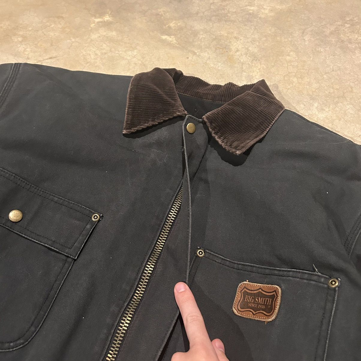 Carhartt × Vintage Crazy Vintage Faded Carhartt Style Chore Work Jacket Size US XXL / EU 58 / 5 - 5 Thumbnail