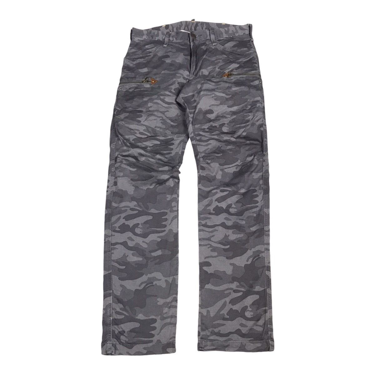 Designer × Japanese Brand Edwin cargo Camo design pants Size US 31 - 1 Thumbnail