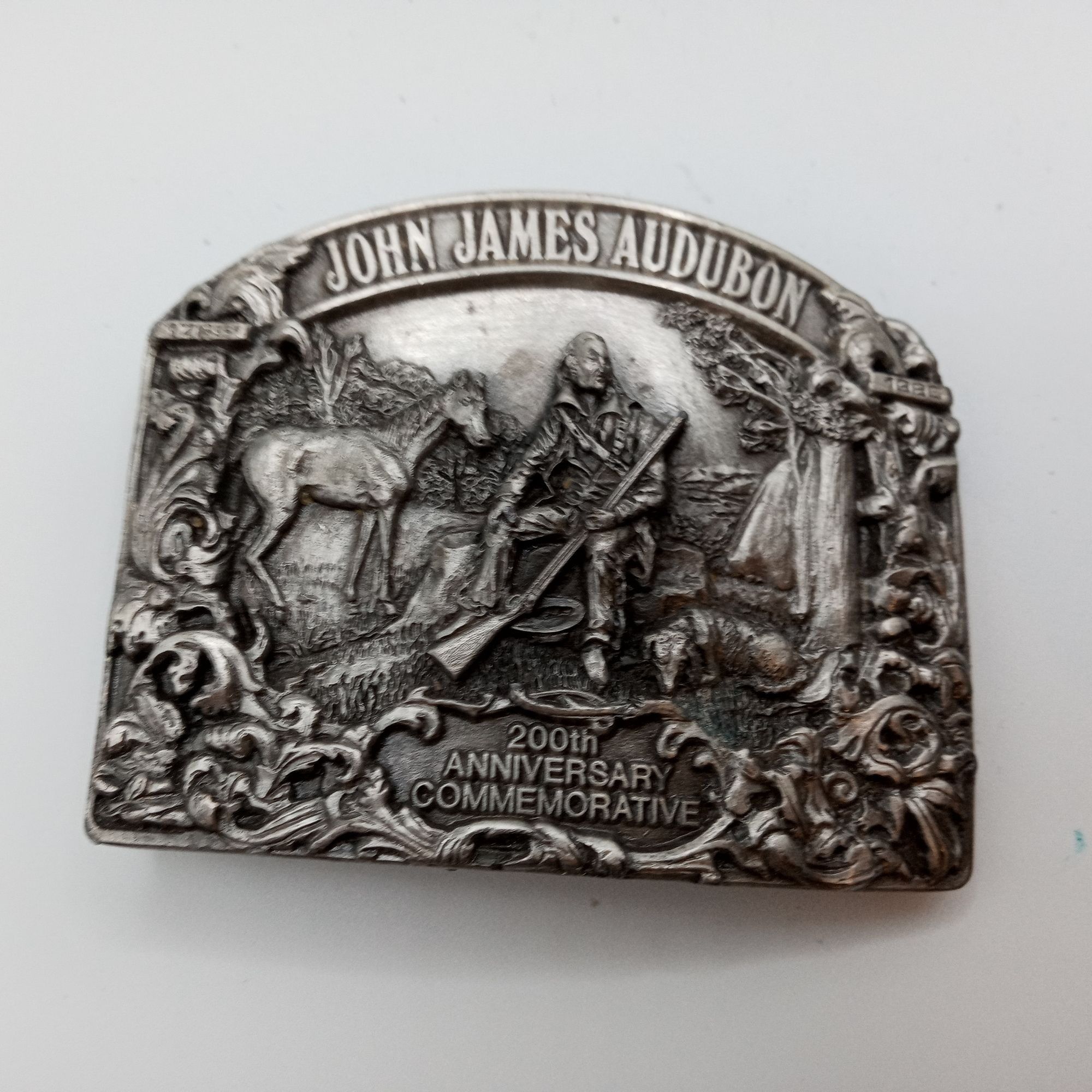 Other John James Audubon Belt Buckle Vintage 1985 Nature Birds Size ONE SIZE - 10 Thumbnail