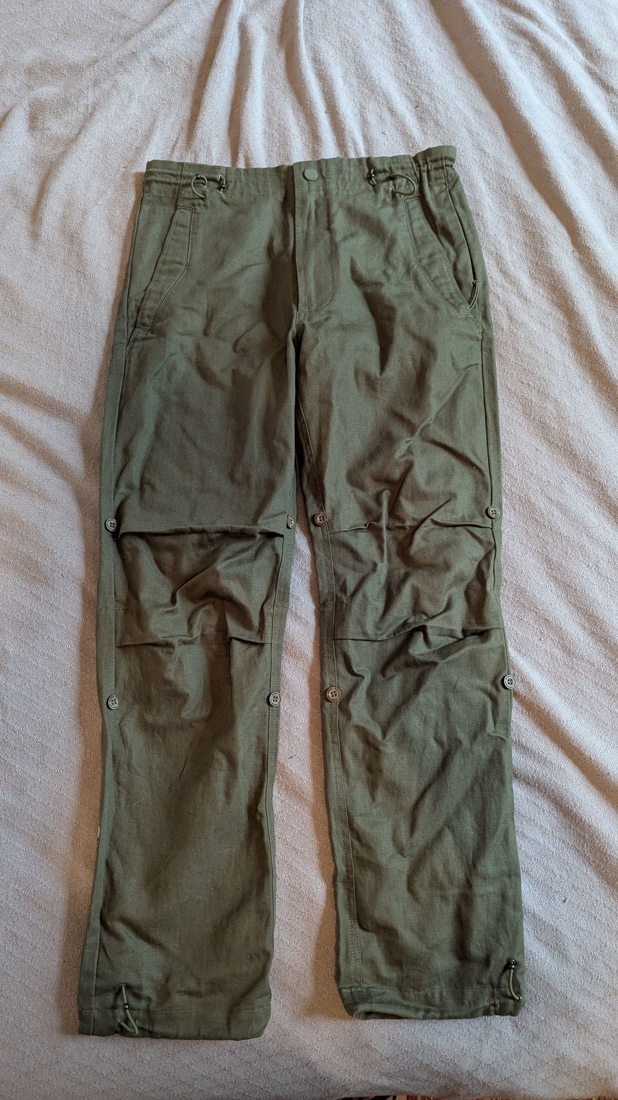 Maharishi Olive Maha Embroidered Tiger Snopants UNWORN AW 23 Size S/M Size US 30 / EU 46 - 1 Thumbnail