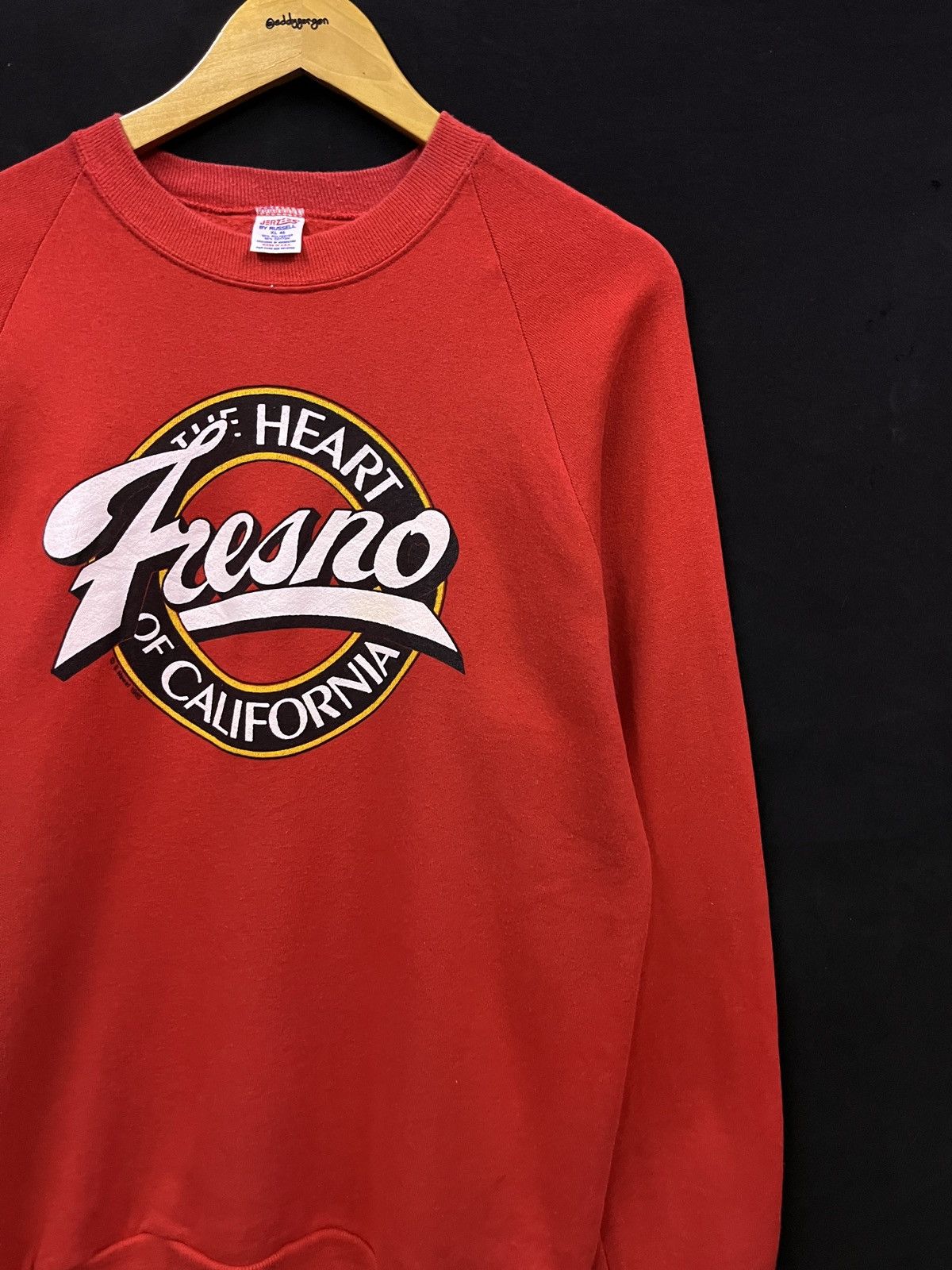 Vintage VINTAGE 80s JERZEES FRESNO THE HEART OF CALIFORNIA 1985 Size US L / EU 52-54 / 3 - 2 Thumbnail