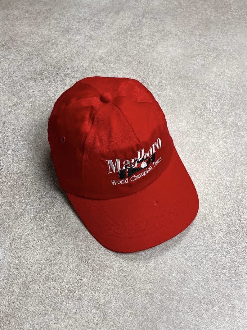 Marlboro × Vintage Vintage 90's Marlboro F-1 World Champion Team Cap Y2K Size ONE SIZE - 2 Thumbnail