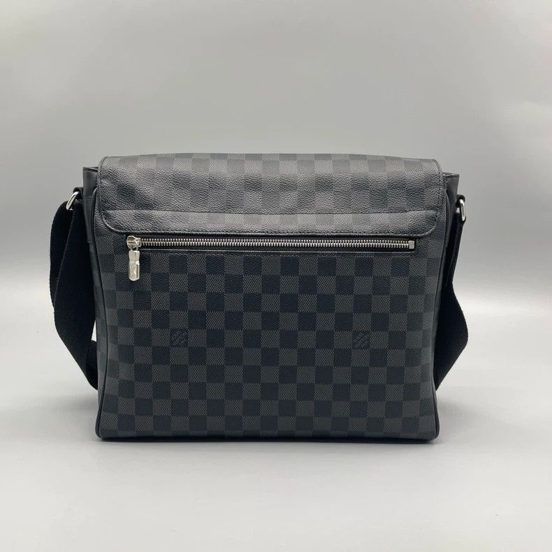Louis Vuitton LV Black Checkerboard Crossbody Bag-2506
