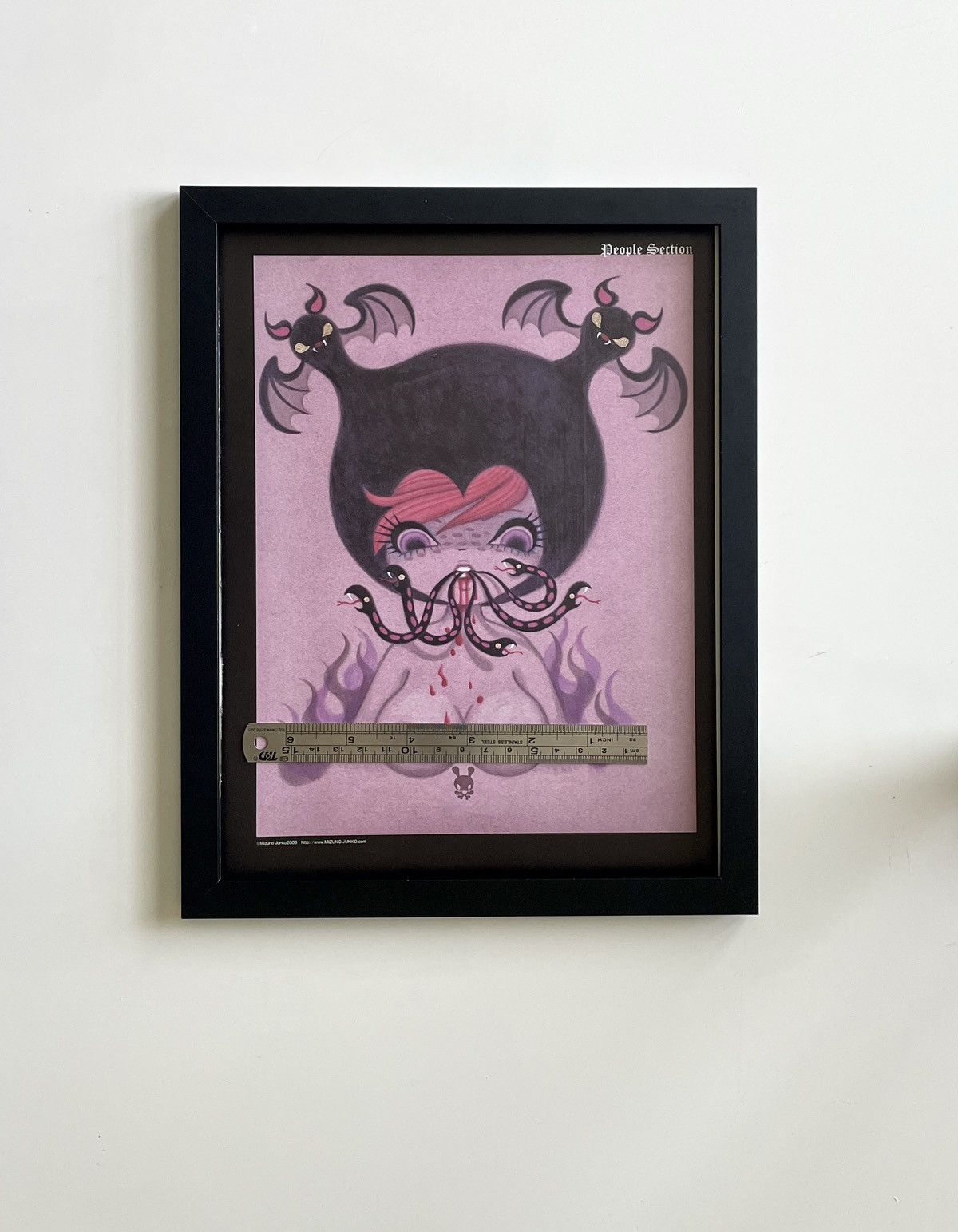 Chrome Hearts boobs out photo Poster framed 9x11